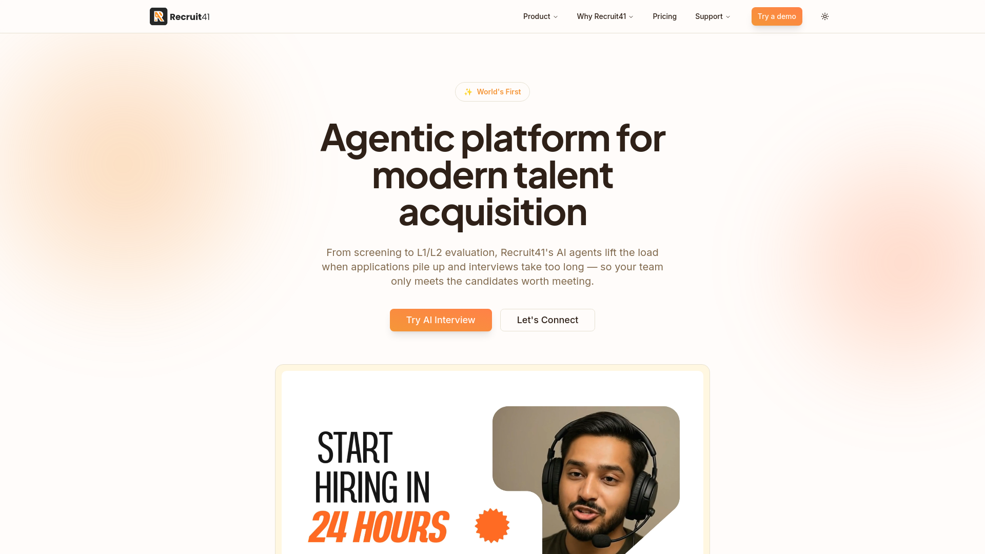 Think41 About Us | Recruit41 — AI Interview Platform