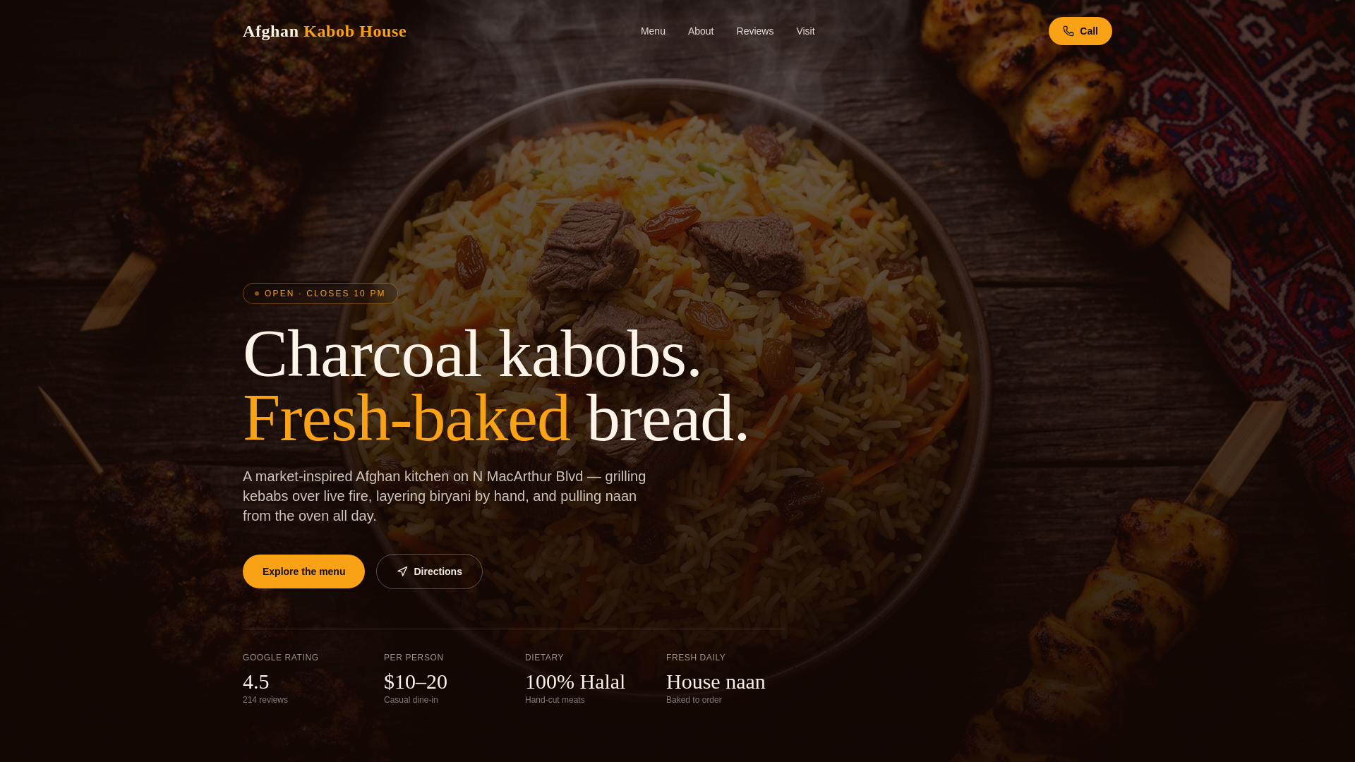 AFGHAN KABOB HOUSE