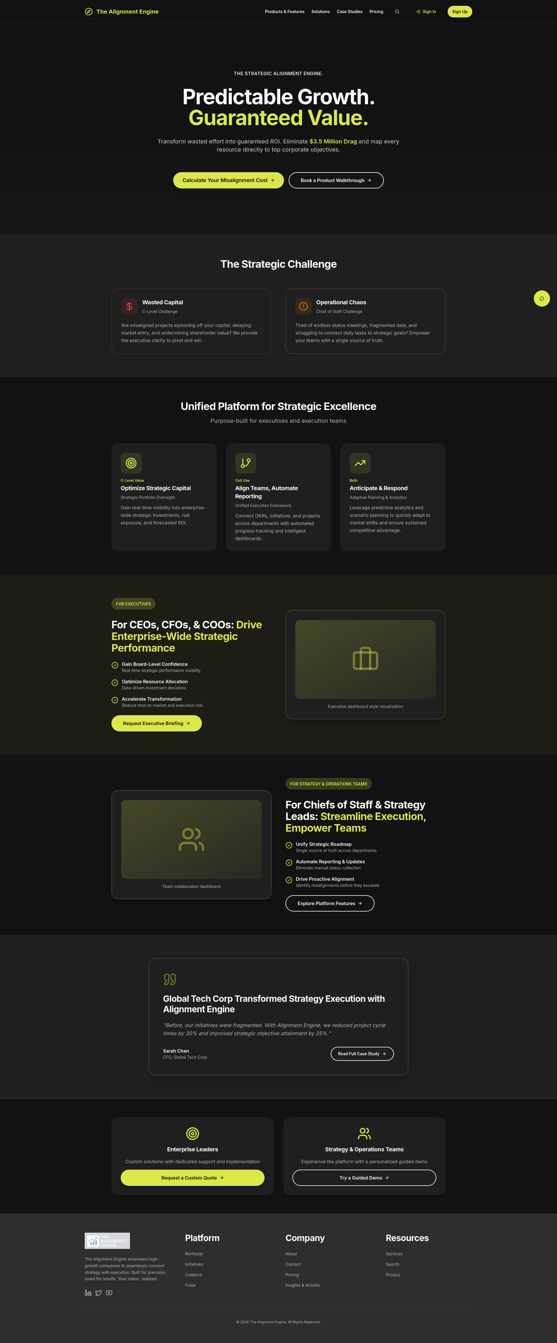 The Alignment Engine - Strategic Operations Platform