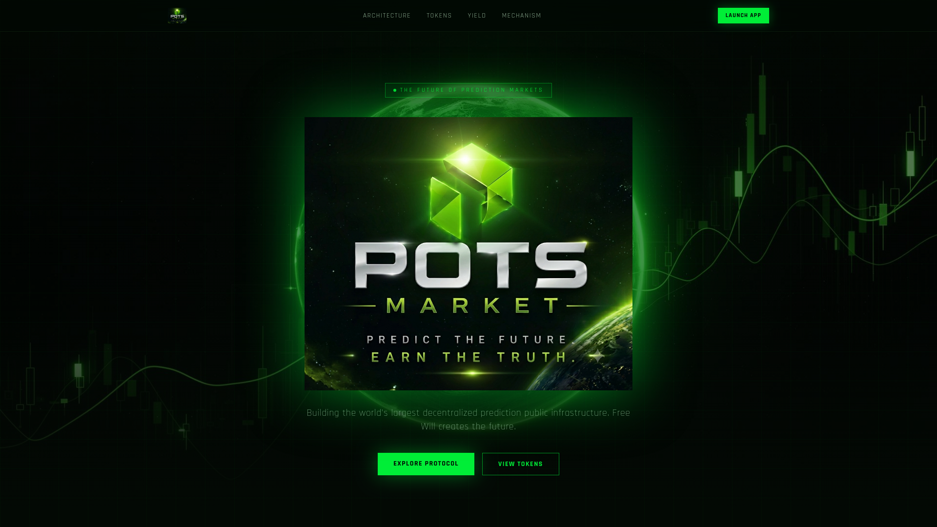 POTS Market — Predict the Future. Earn the Truth.