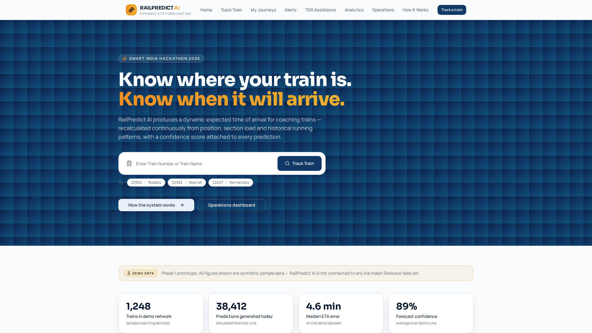 Dynamic Sampler RailPredict AI — Dynamic Train ETA for Indian Railways