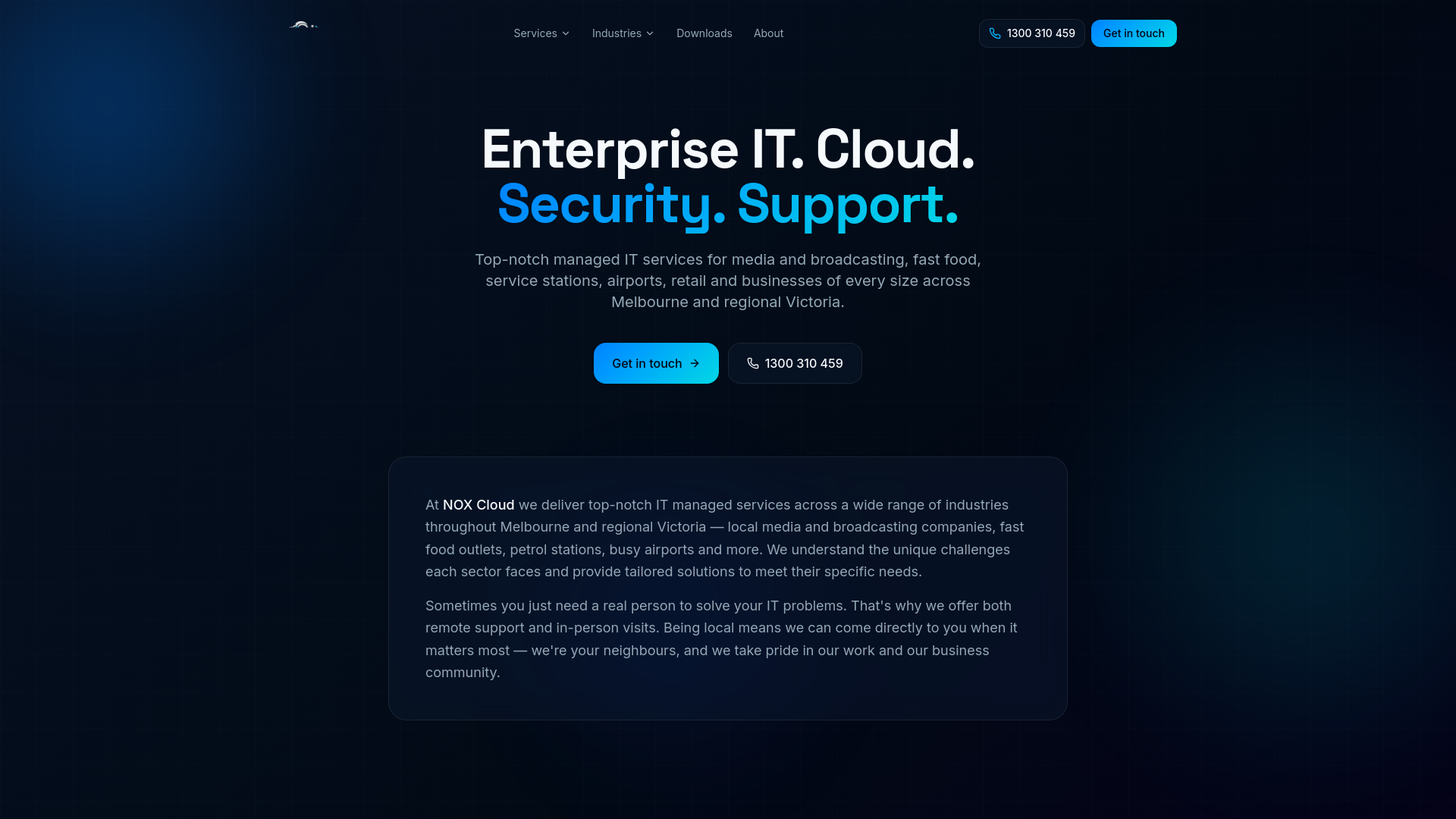 Managed IT Services Australia | NOX Cloud