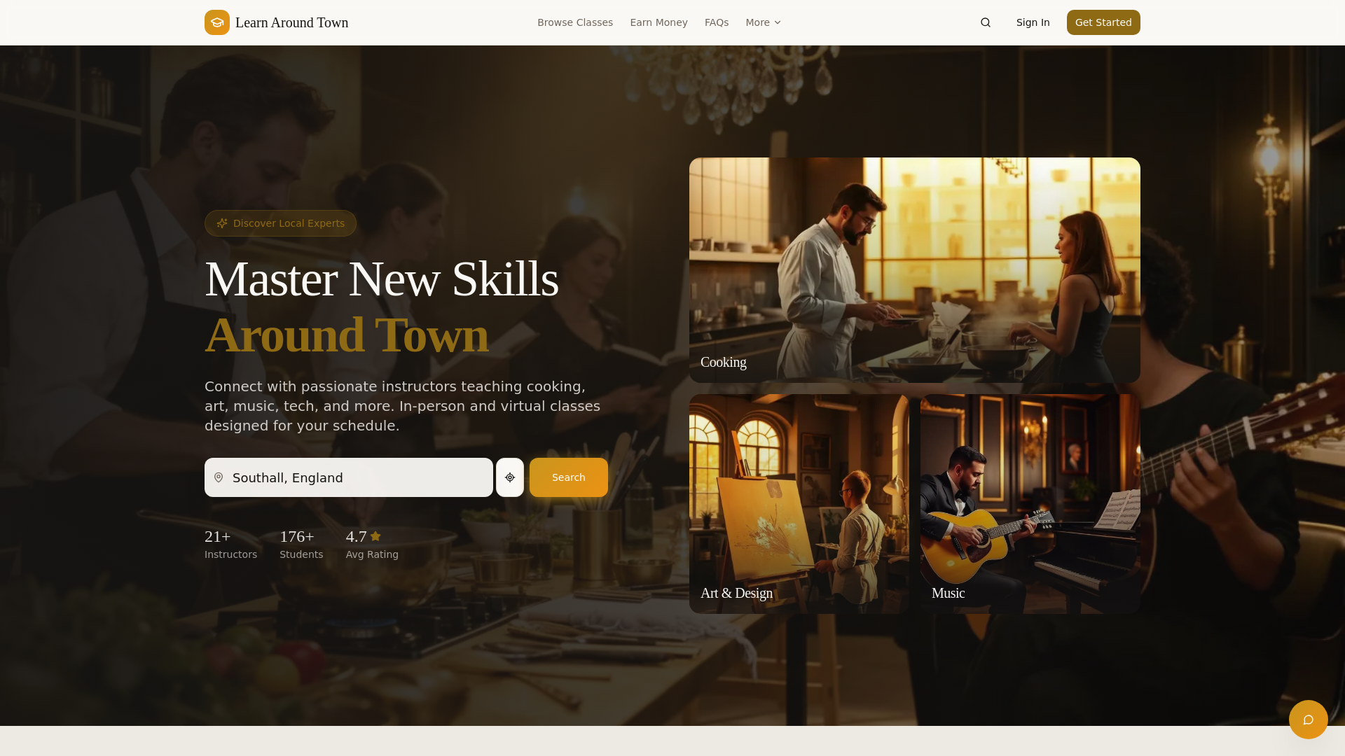 Learn Around Town - Local Classes & Skill Sharing