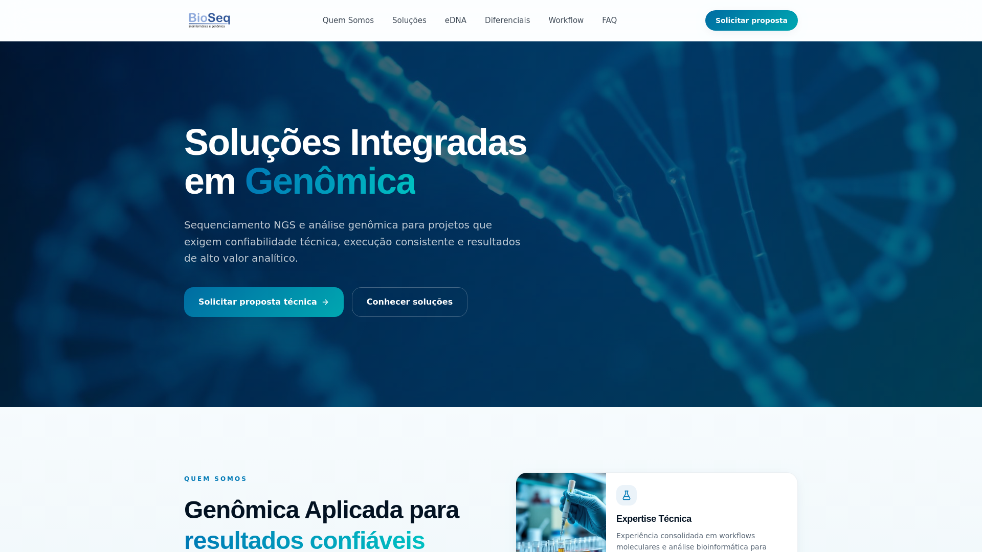 BioSeq — Soluções Integradas em Genômica