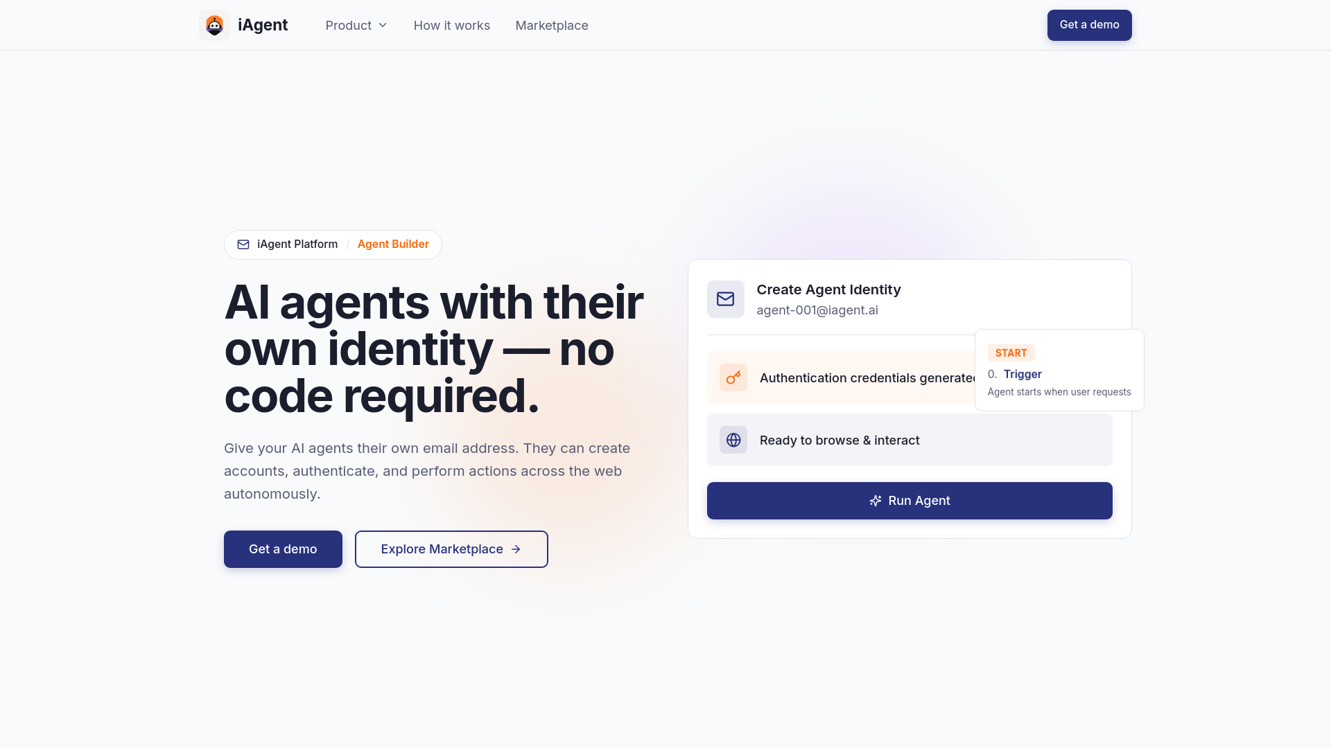 iAgent - AI Agents with Their Own Identity