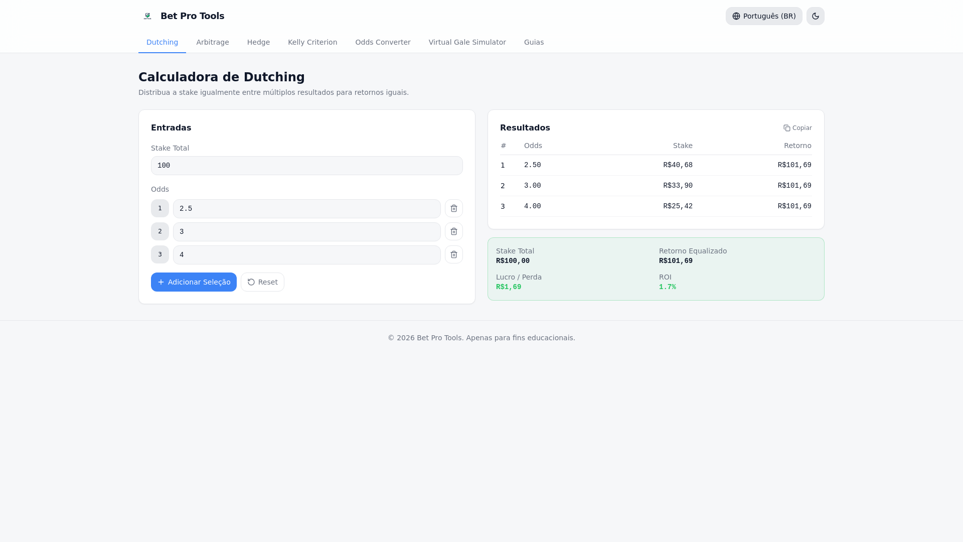 Bet Pro Tools — AI Sports Intelligence