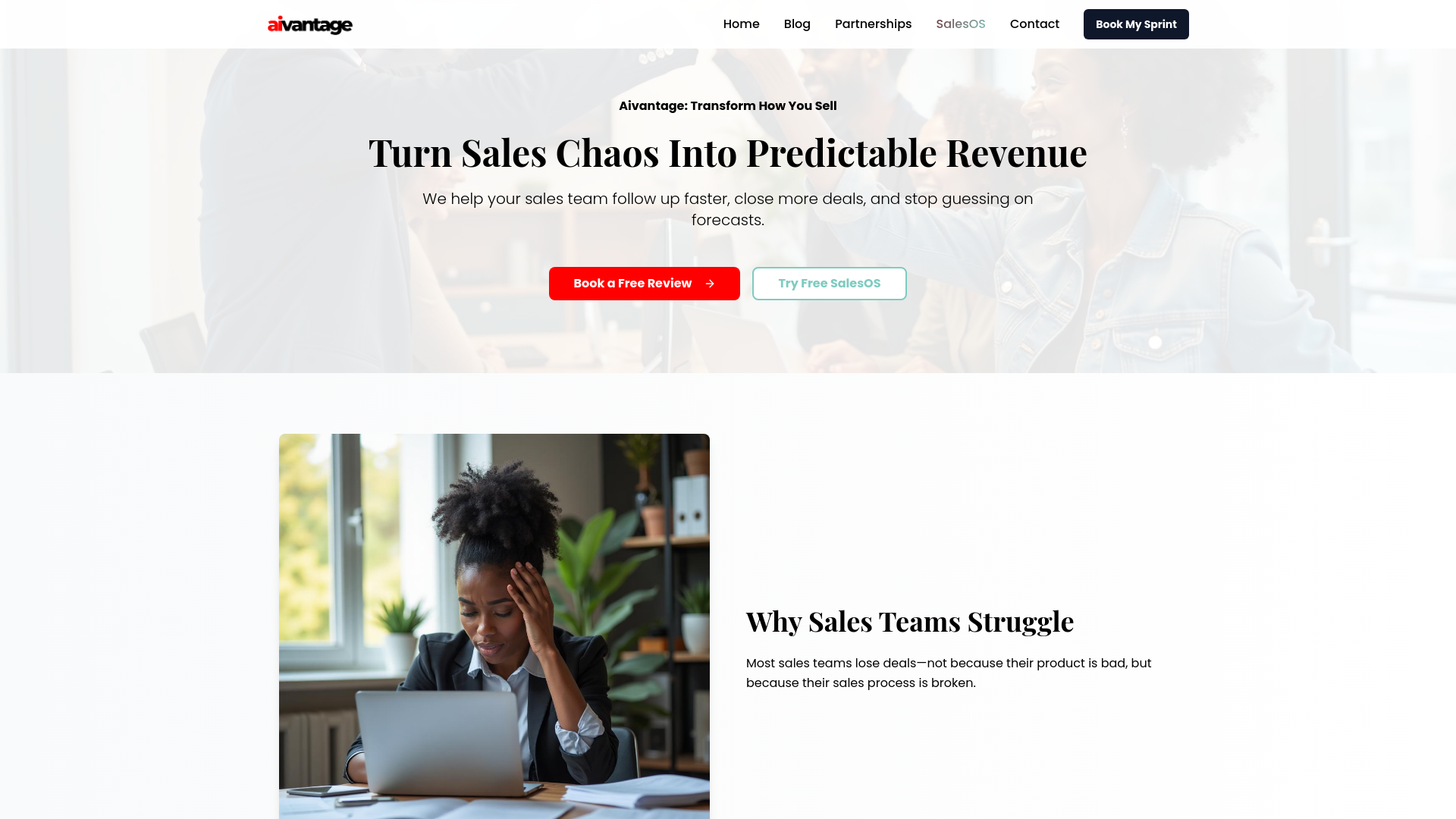 Aivantage — AI Sales Execution for African B2B Teams