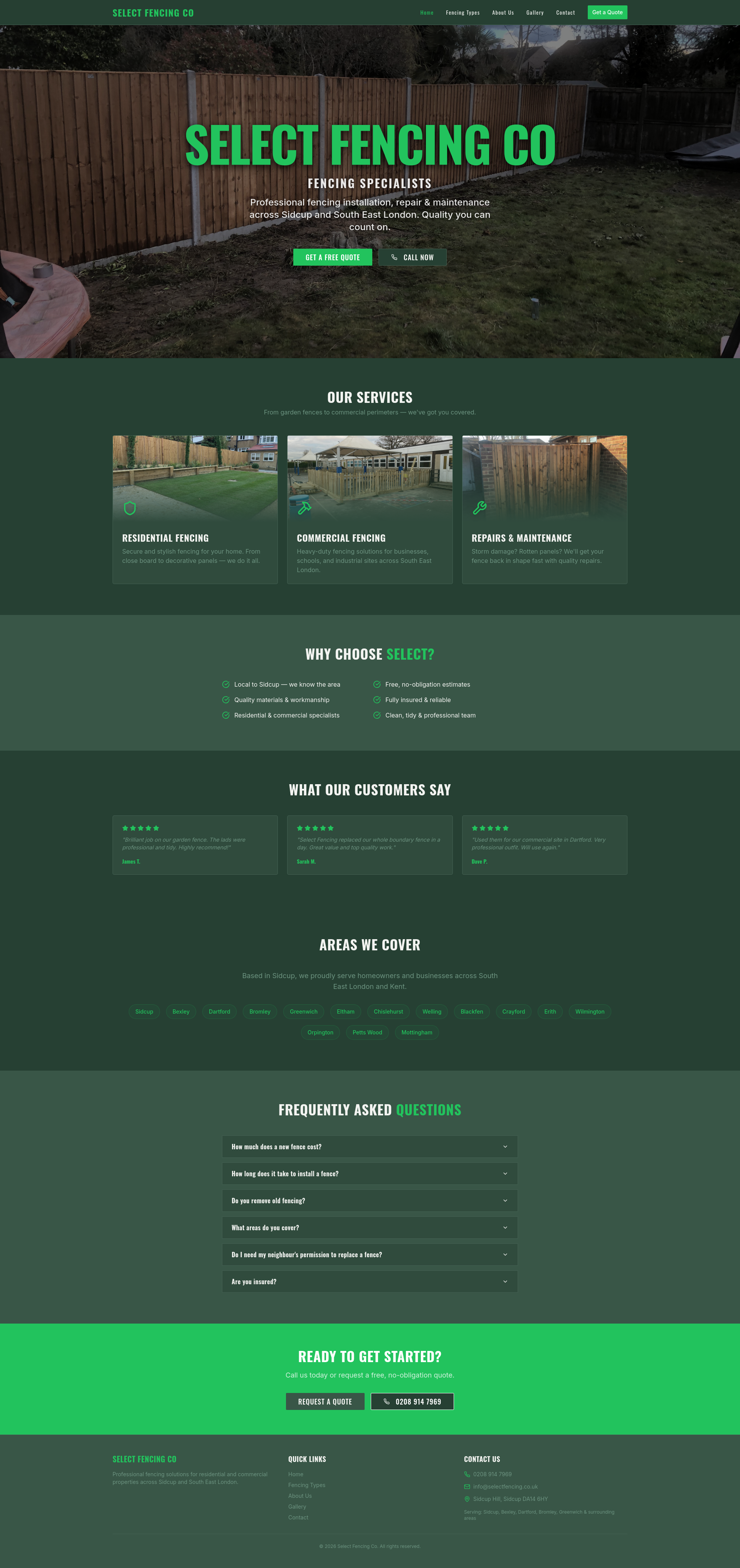 Our Work | Fencing Gallery — Select Fencing Co