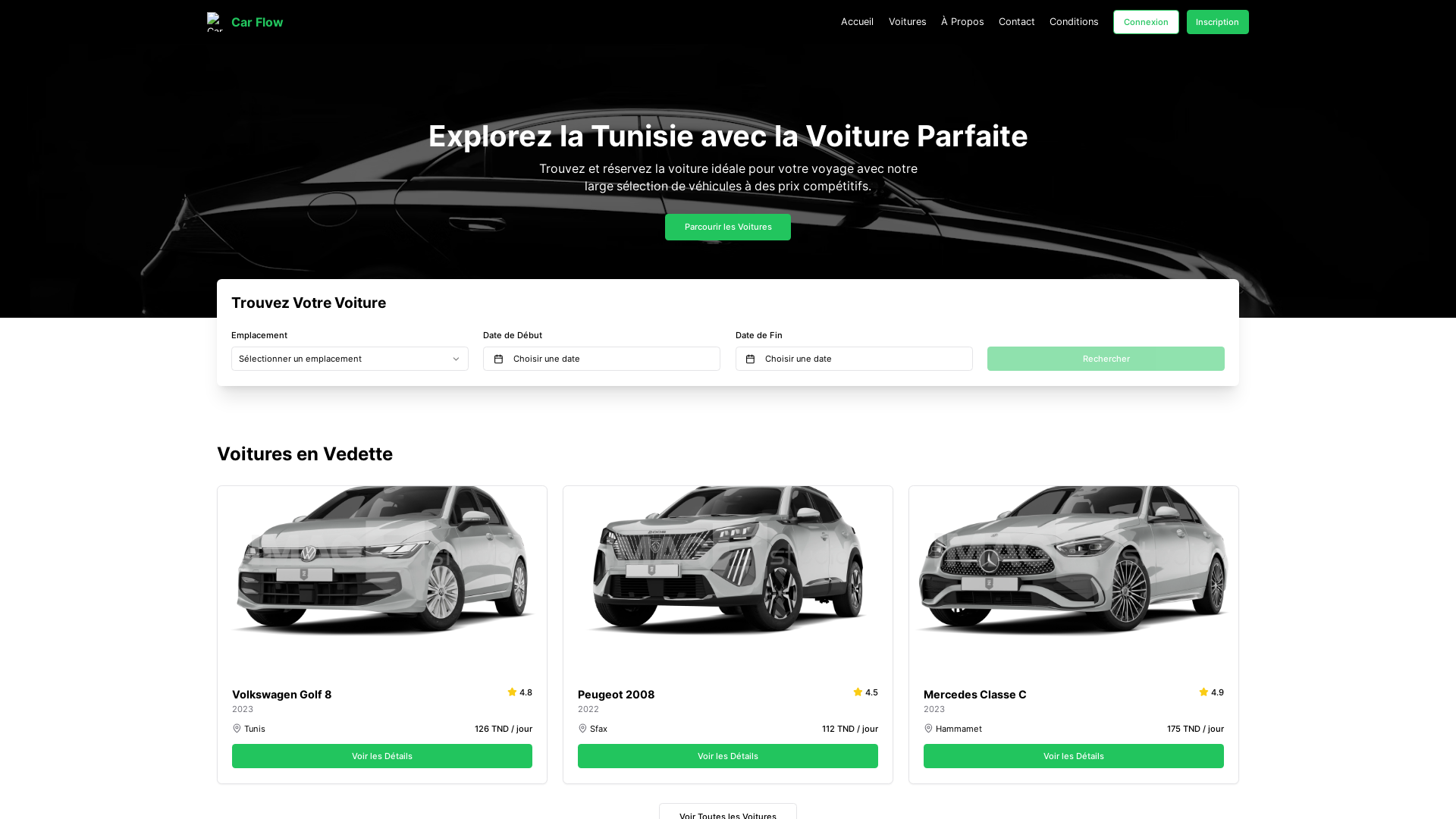 Modern Car Rental & Leasing Platform