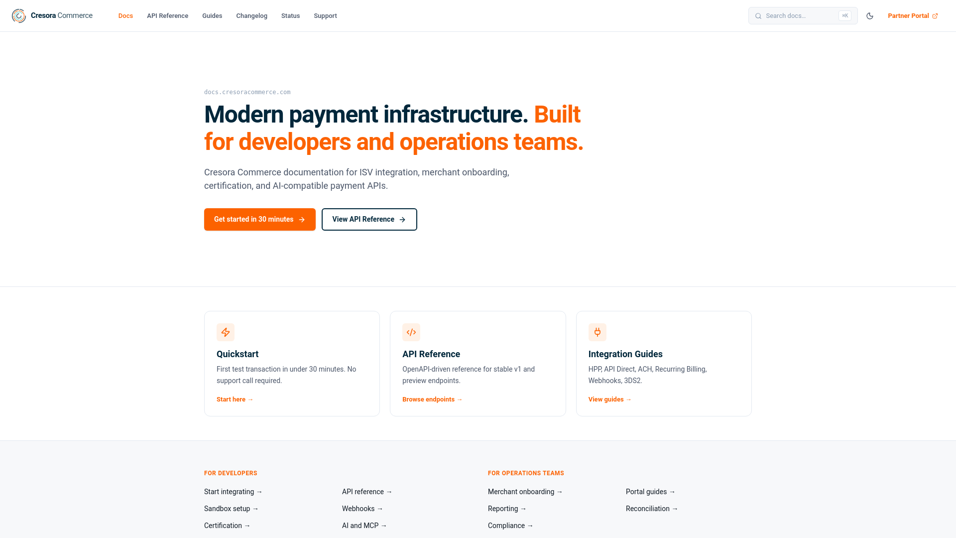 Cresora Commerce Documentation