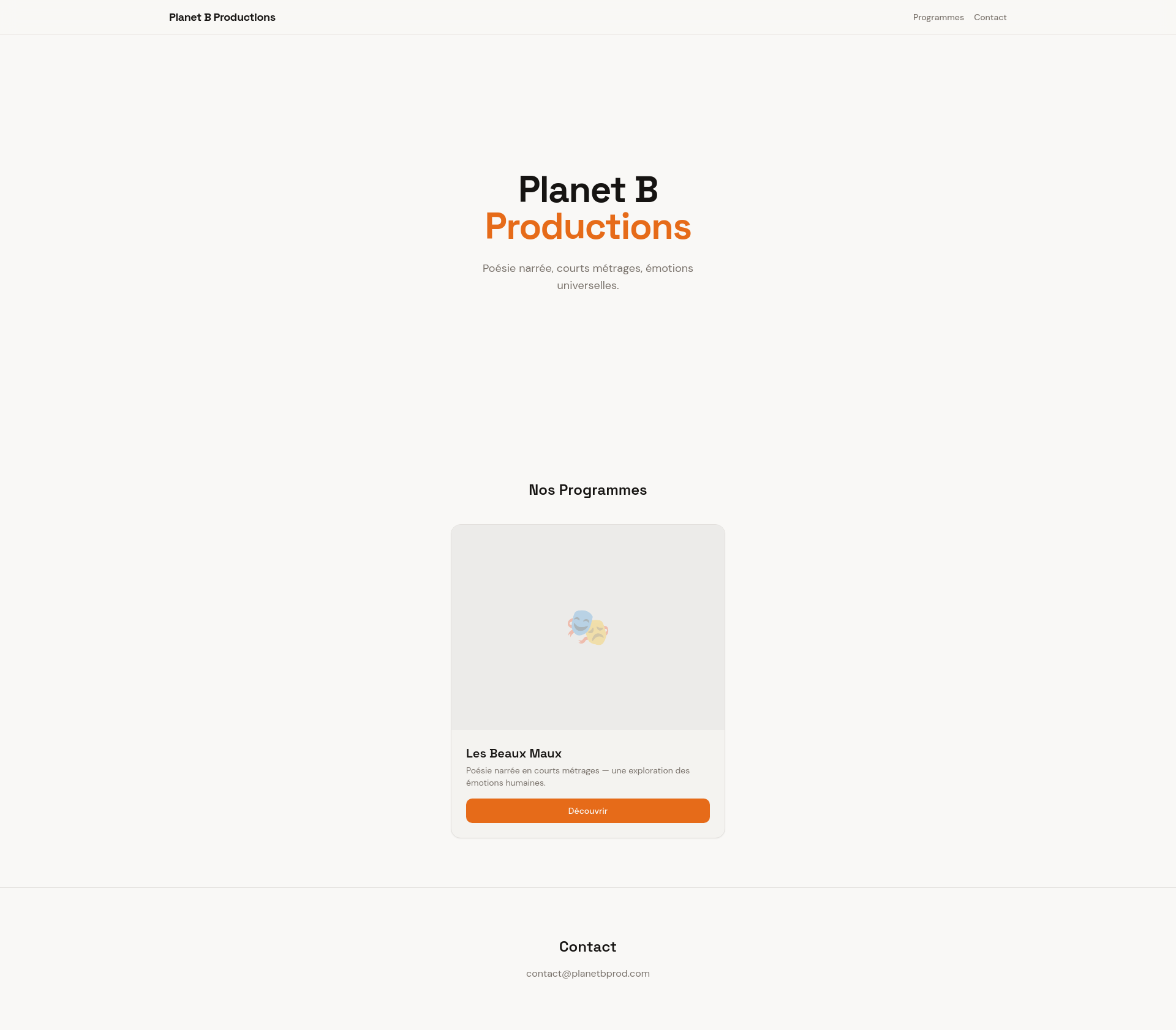 Planet B Productions
