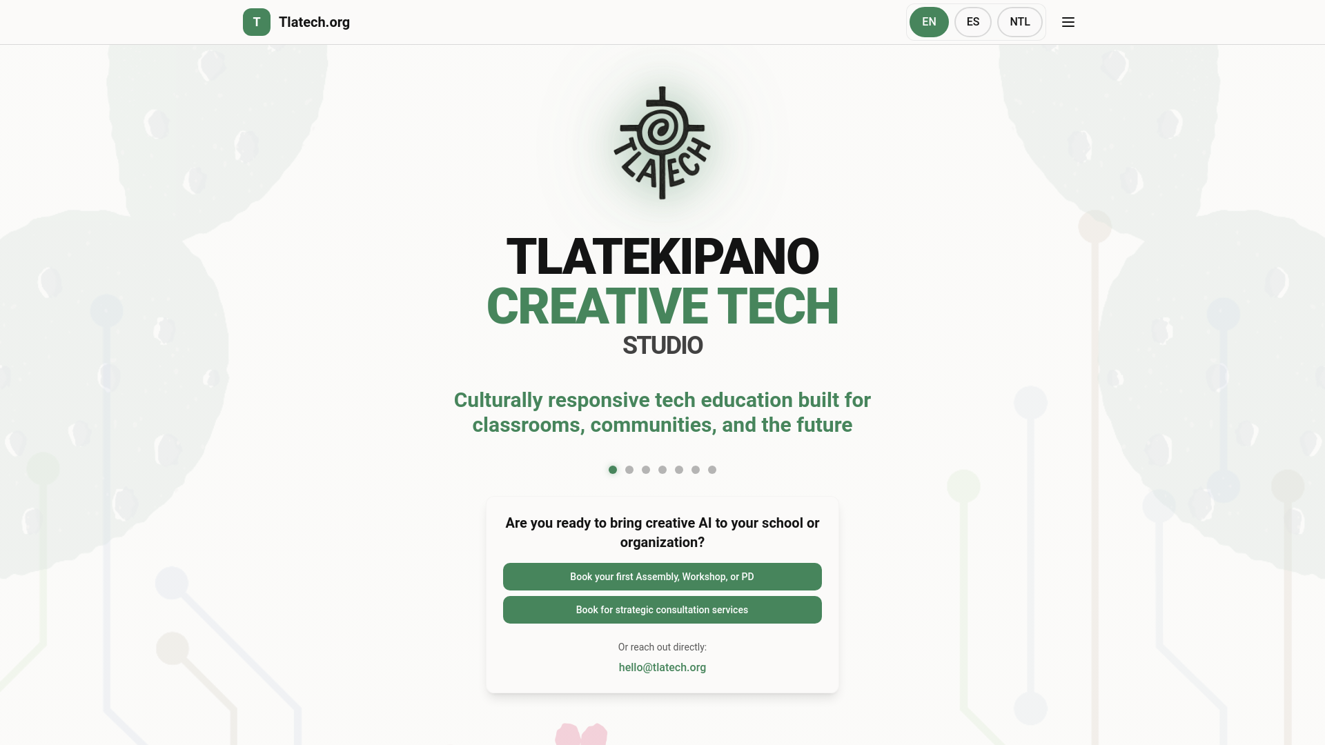 Tlatekipano Creative Tech Studio | Indigenous Futurism Education