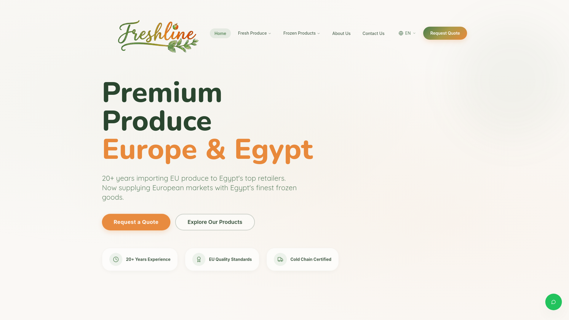 Freshline | Premium European Produce for Egypt