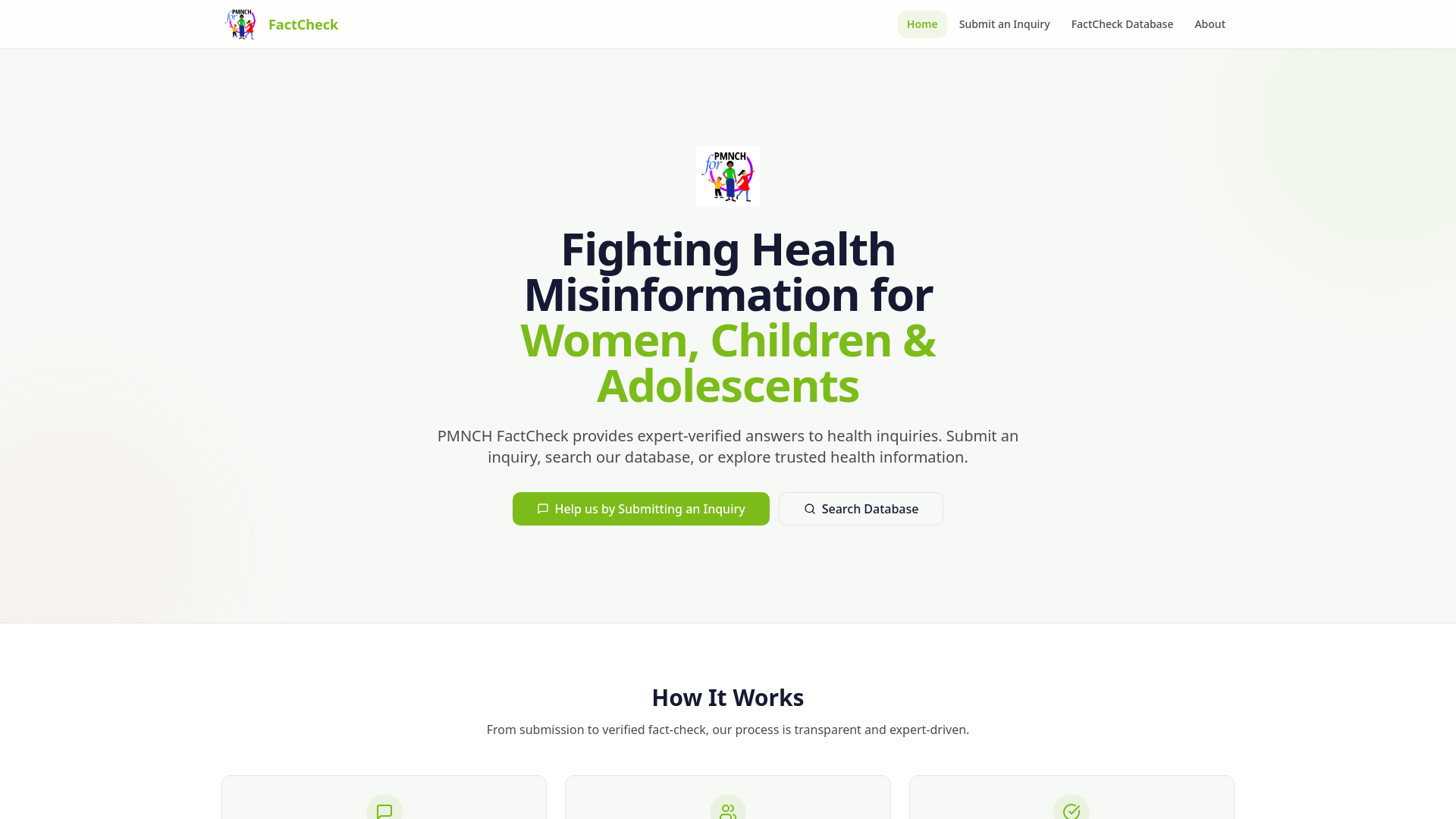 Factcheck PMNCH FactCheck — Trusted Health Fact-Checking