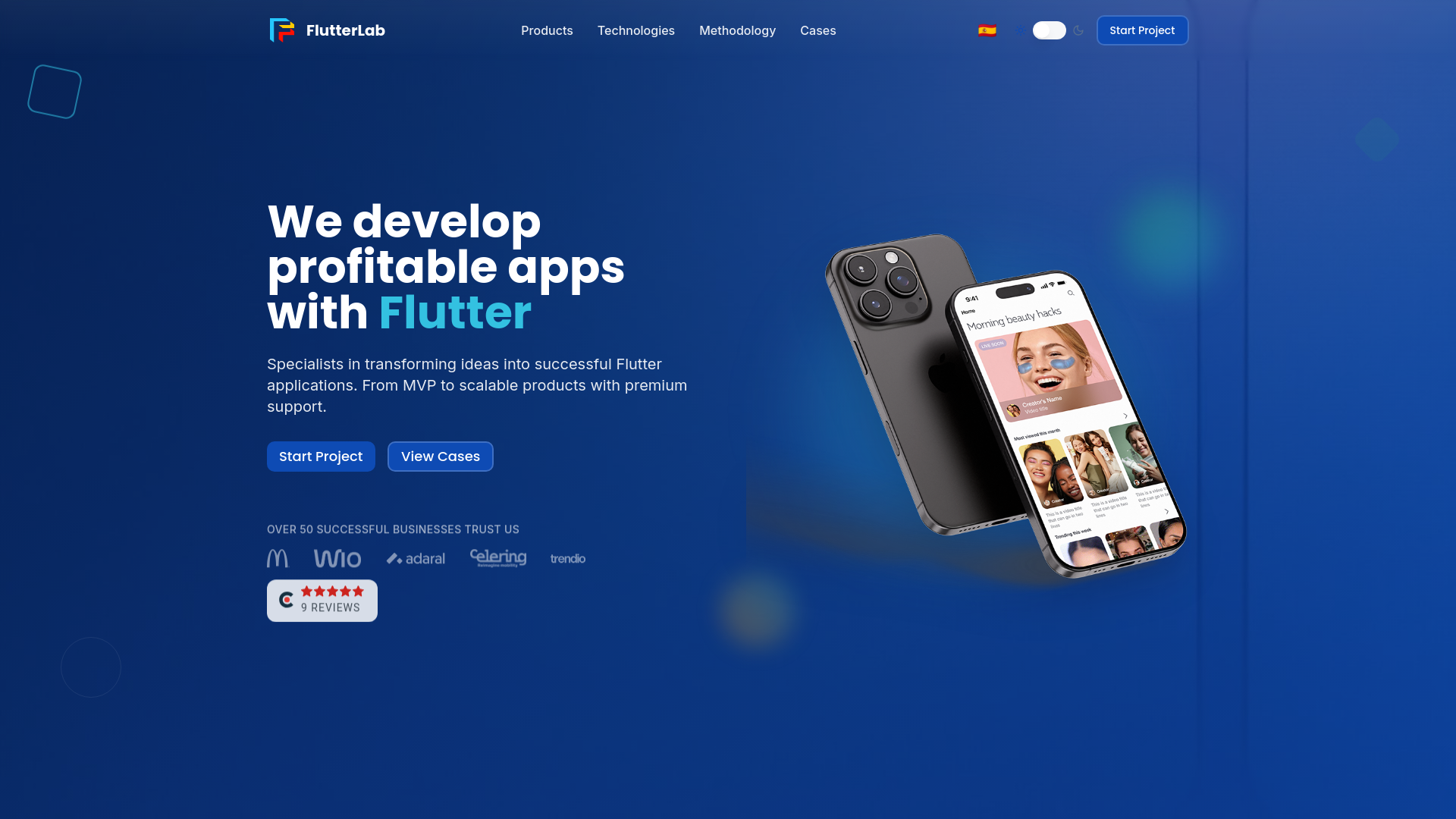 FlutterLab - Expertos en Desarrollo Flutter Premium
