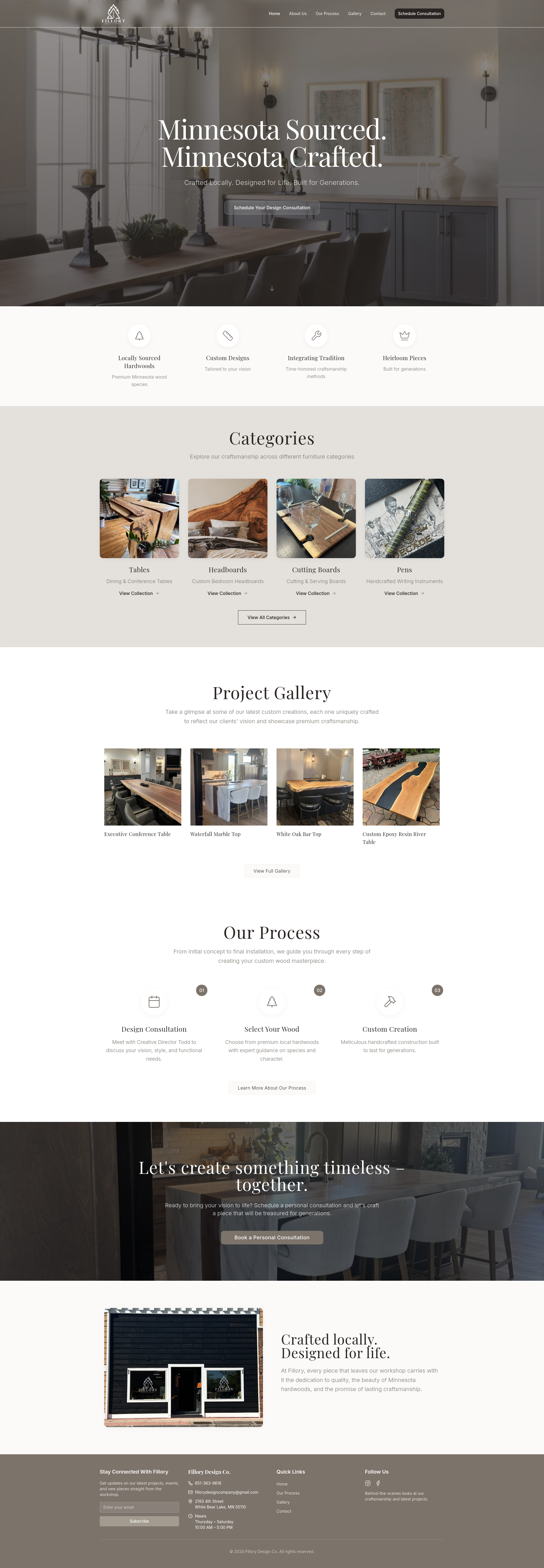 Fillory Design Fillory Design Co. - Custom Wood Statement Pieces