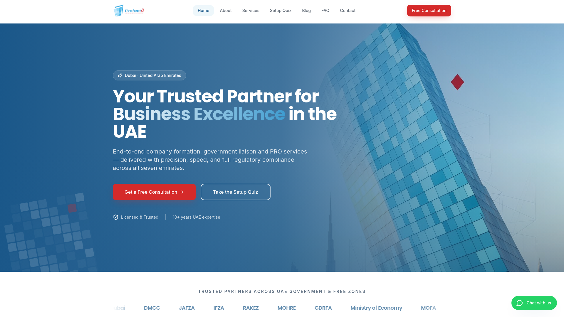 Profecto | Business Setup & PRO Services in Dubai, UAE