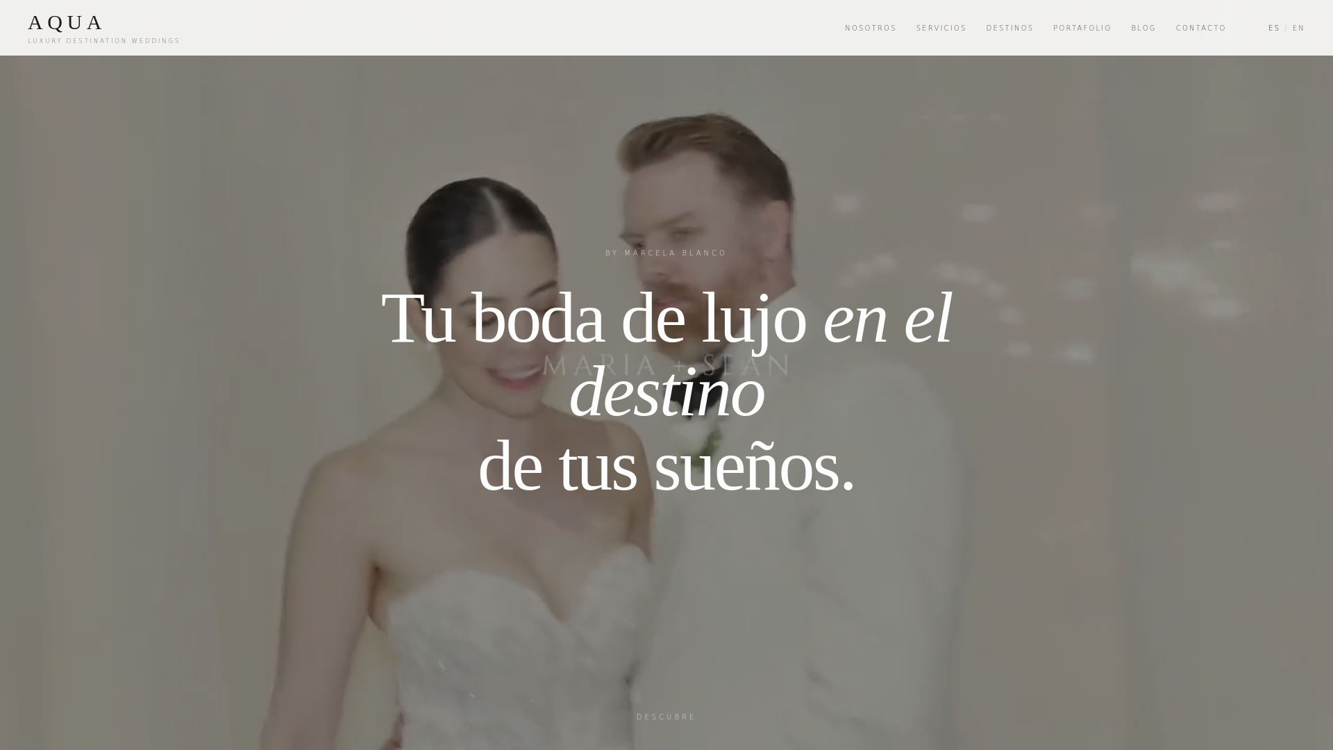 AQUA BODAS — wedding
