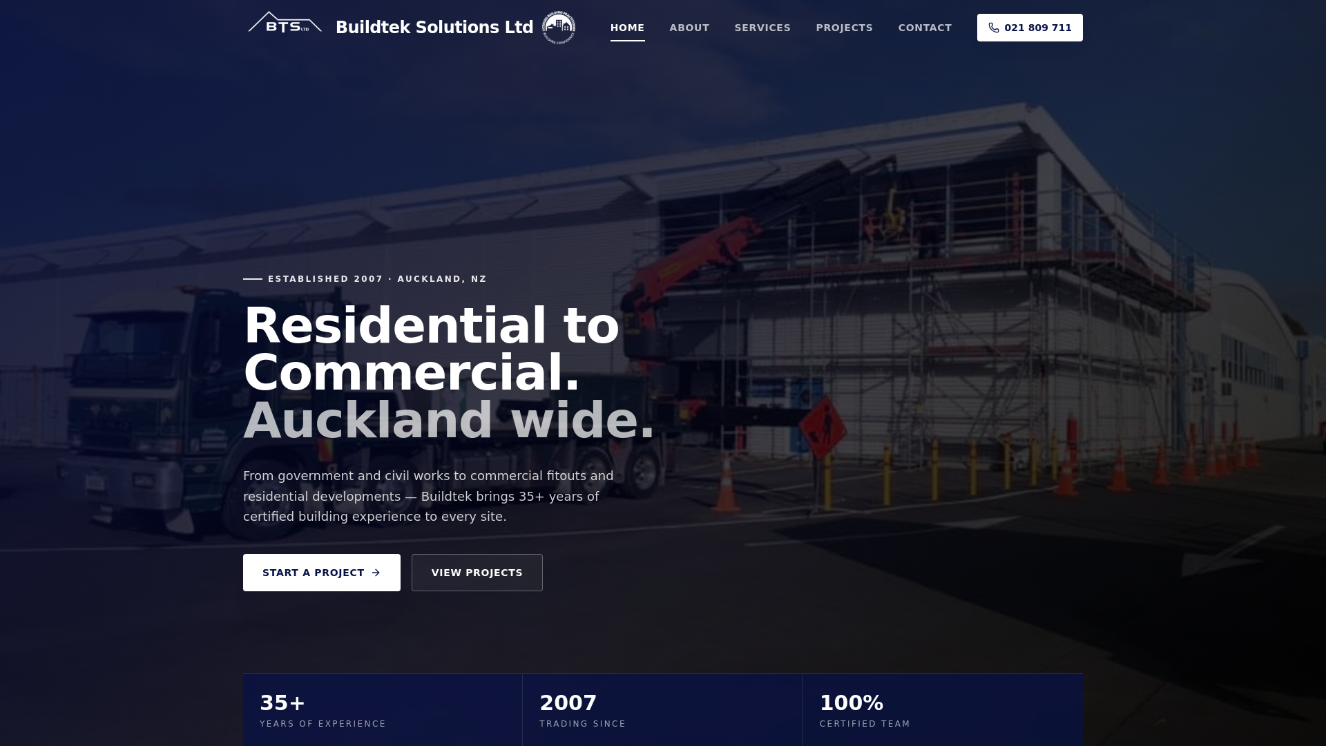 Buildtek Solutions Ltd — Trusted NZ Builders | Auckland
