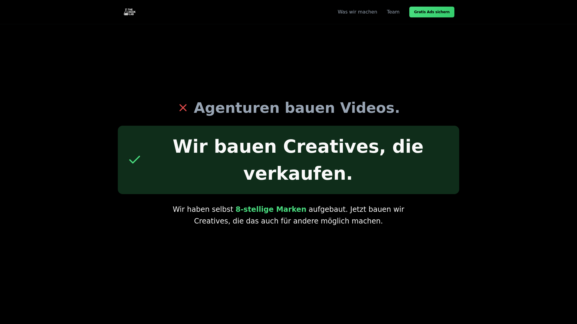 The Hook Lab - Creative Strategy Studio for D2C Brands | High ...