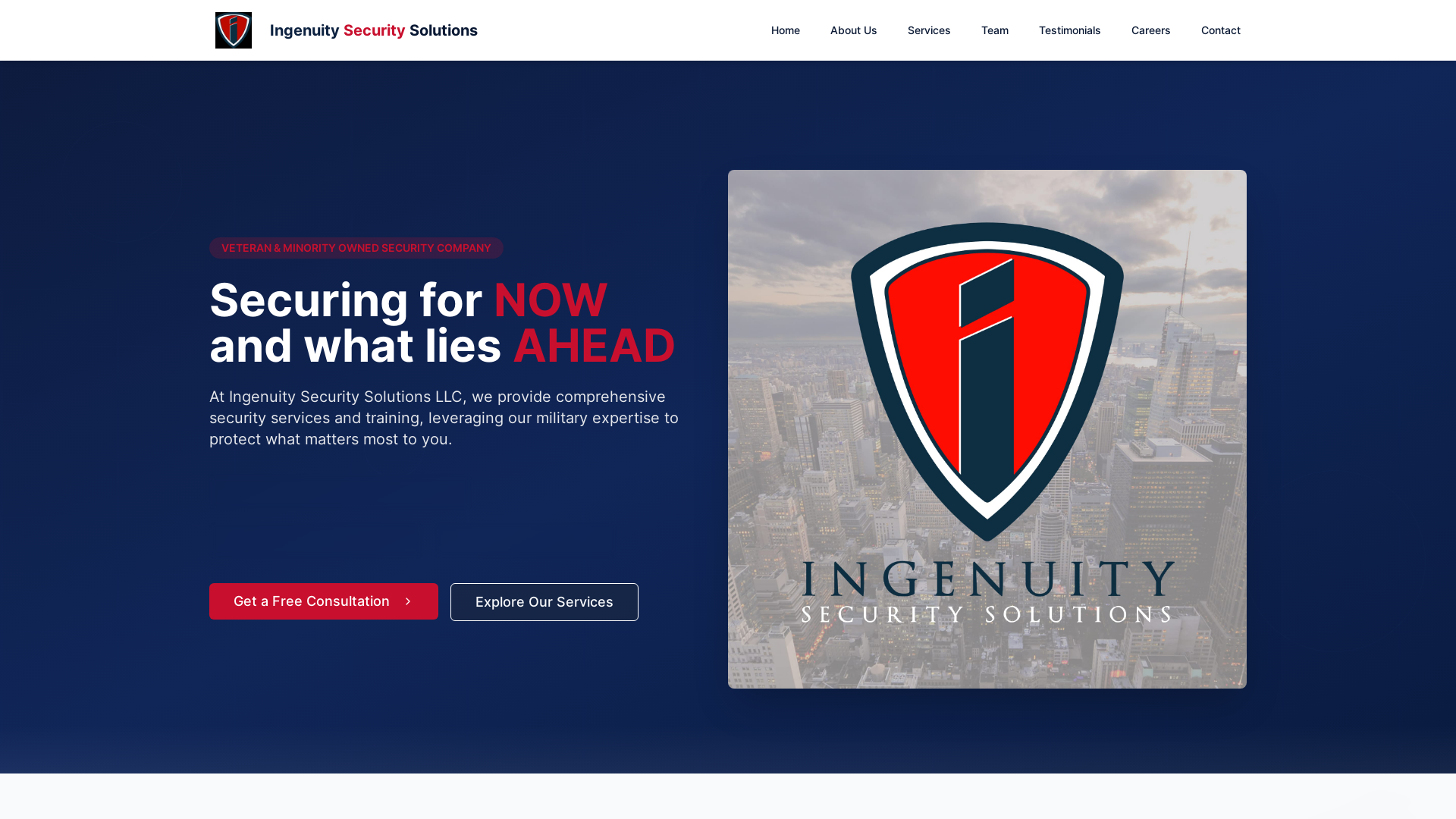 Ingenuity Security Solutions - Professional Security Services