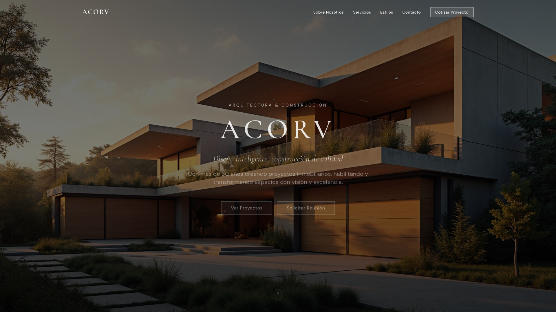 ACORV – Arquitectura & Construcción | Diseño y Proyectos en Chile