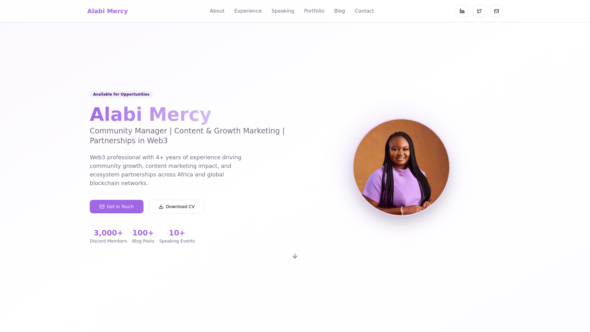 Eniola Mercy Portfolio