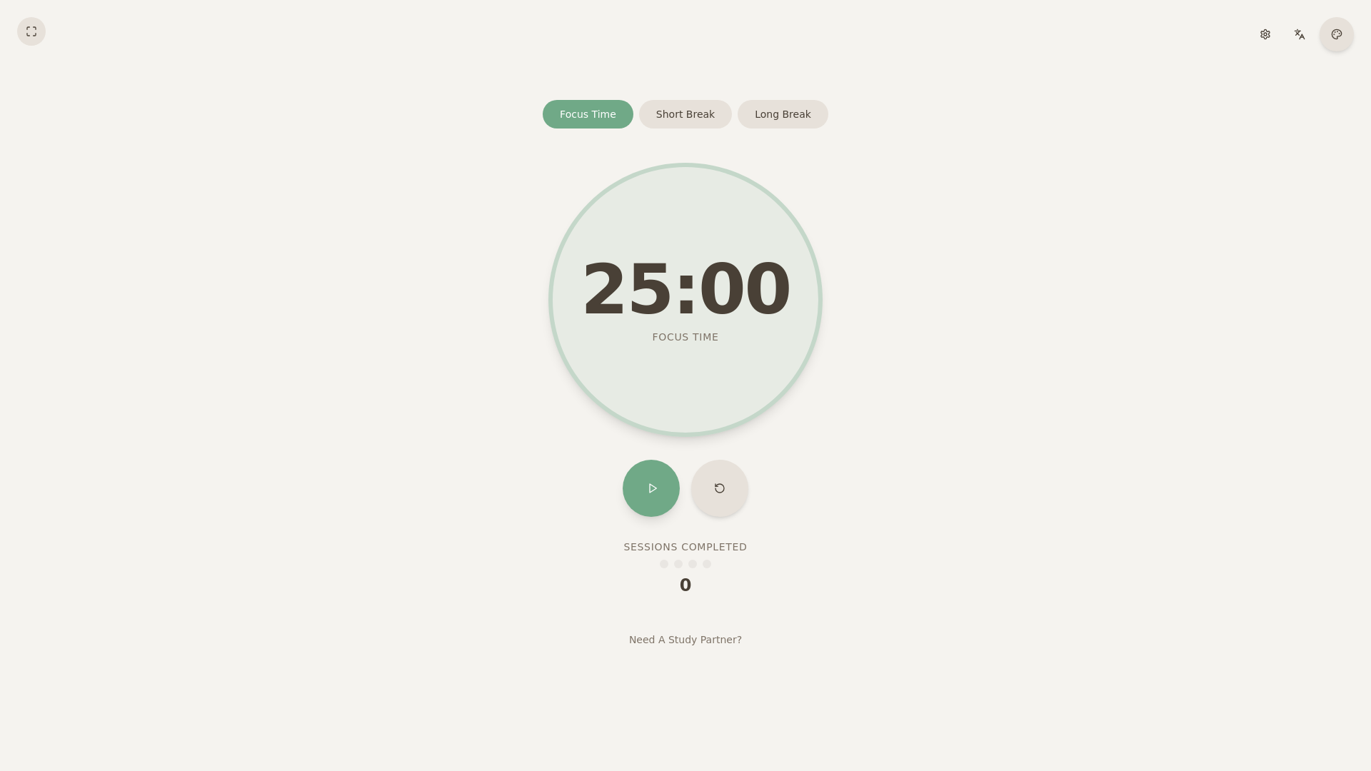 Pomodoro Timer - Focus & Productivity Study Timer