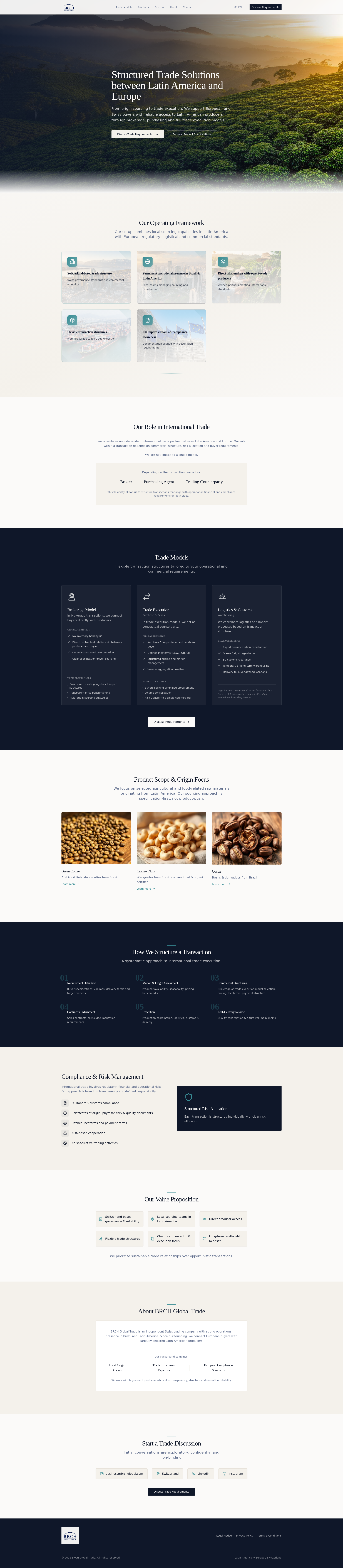 BRCH Global Trade | International Trade Solutions