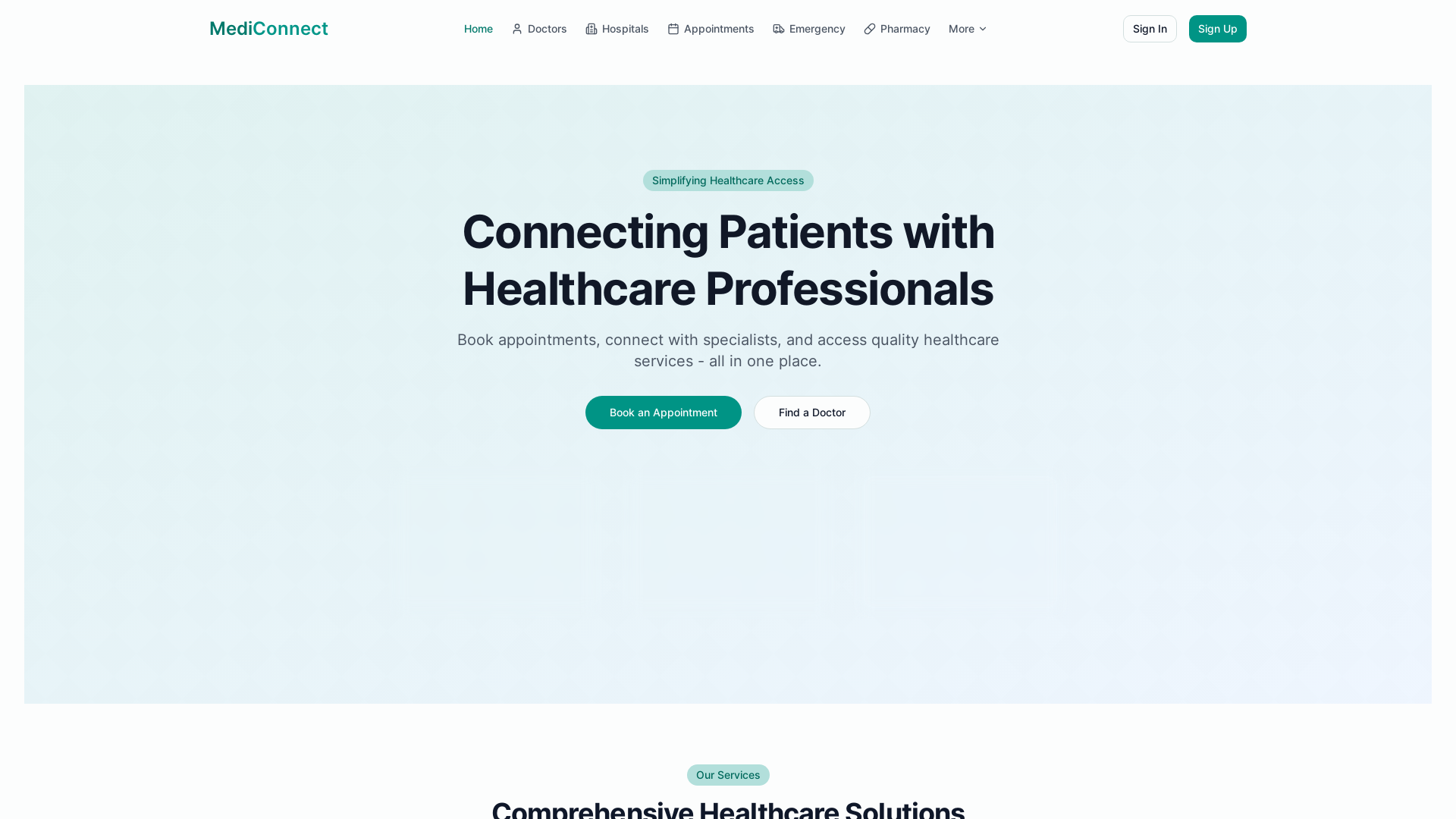 Professional Patient Management Platform