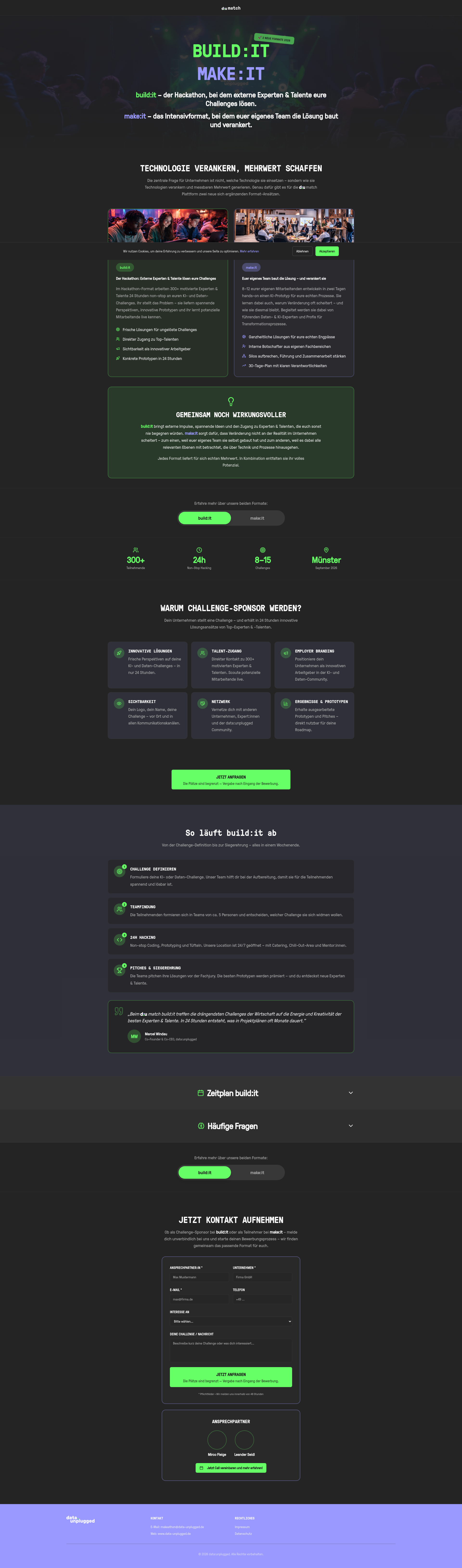Build Formate build:it und make:it - 2 neue Formate 2026