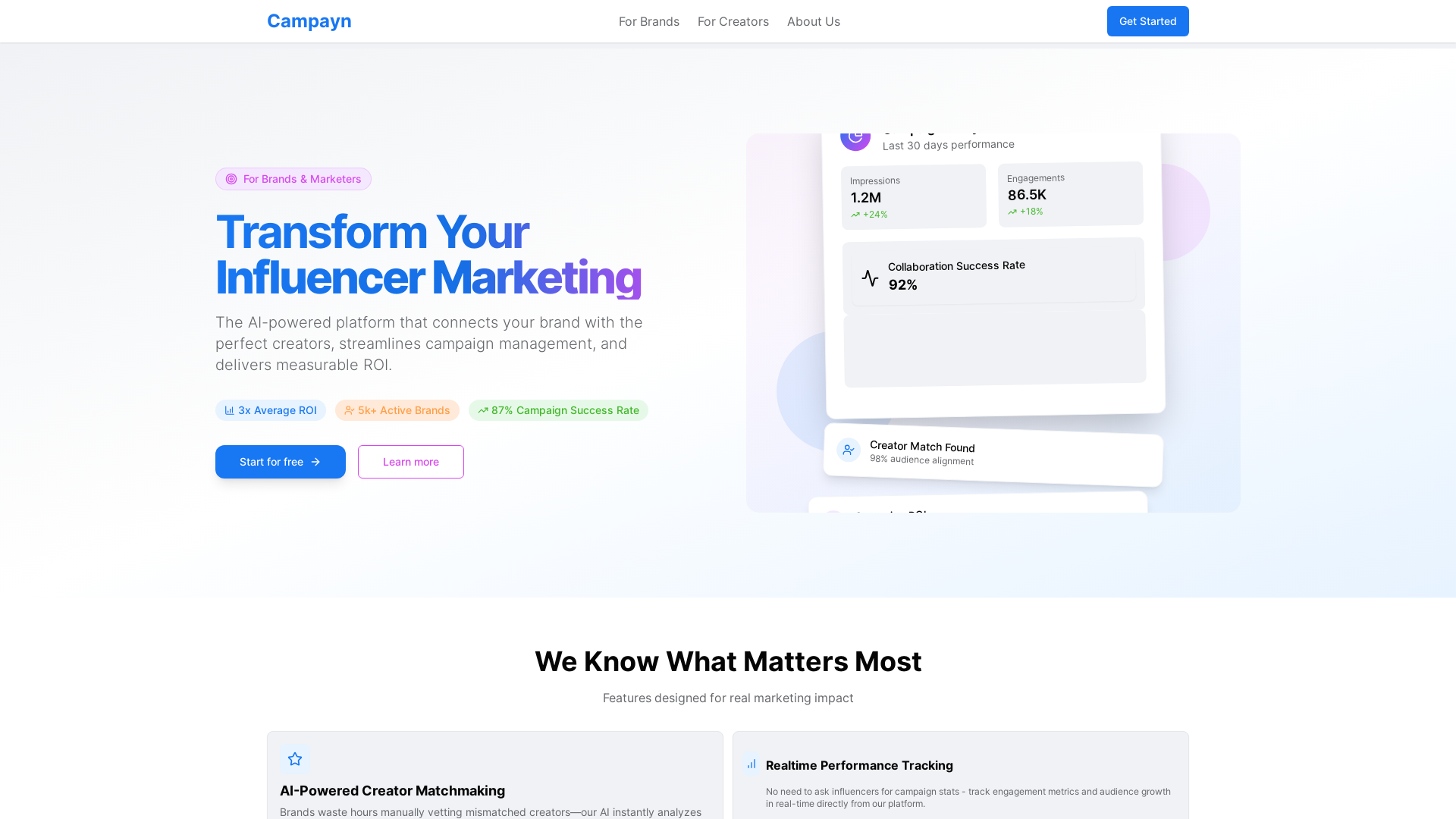 Professional Influencer Marketing Platform Platform