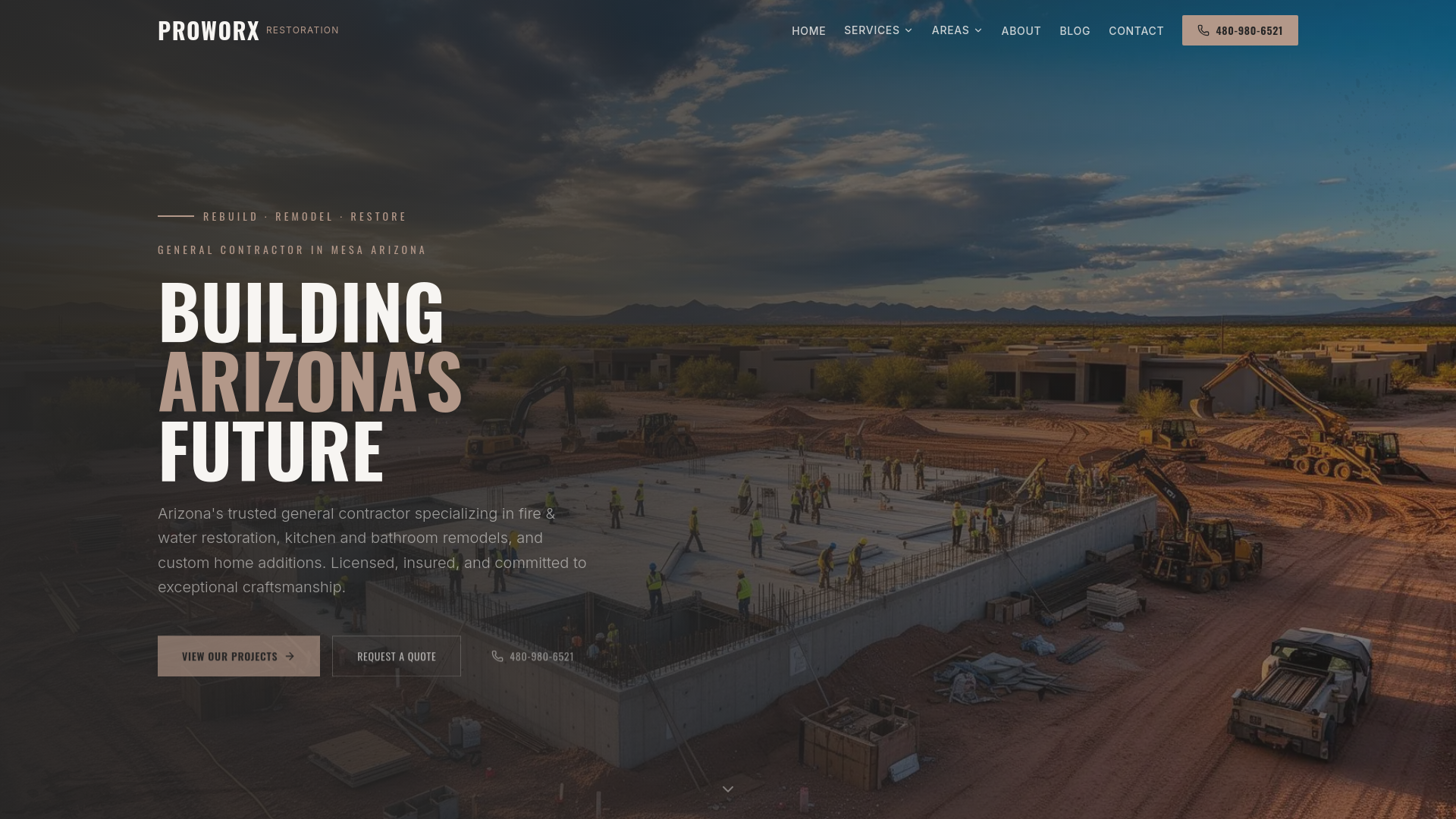 Proworx Software ProWorx Restoration | General Contractor in Mesa, Arizona
