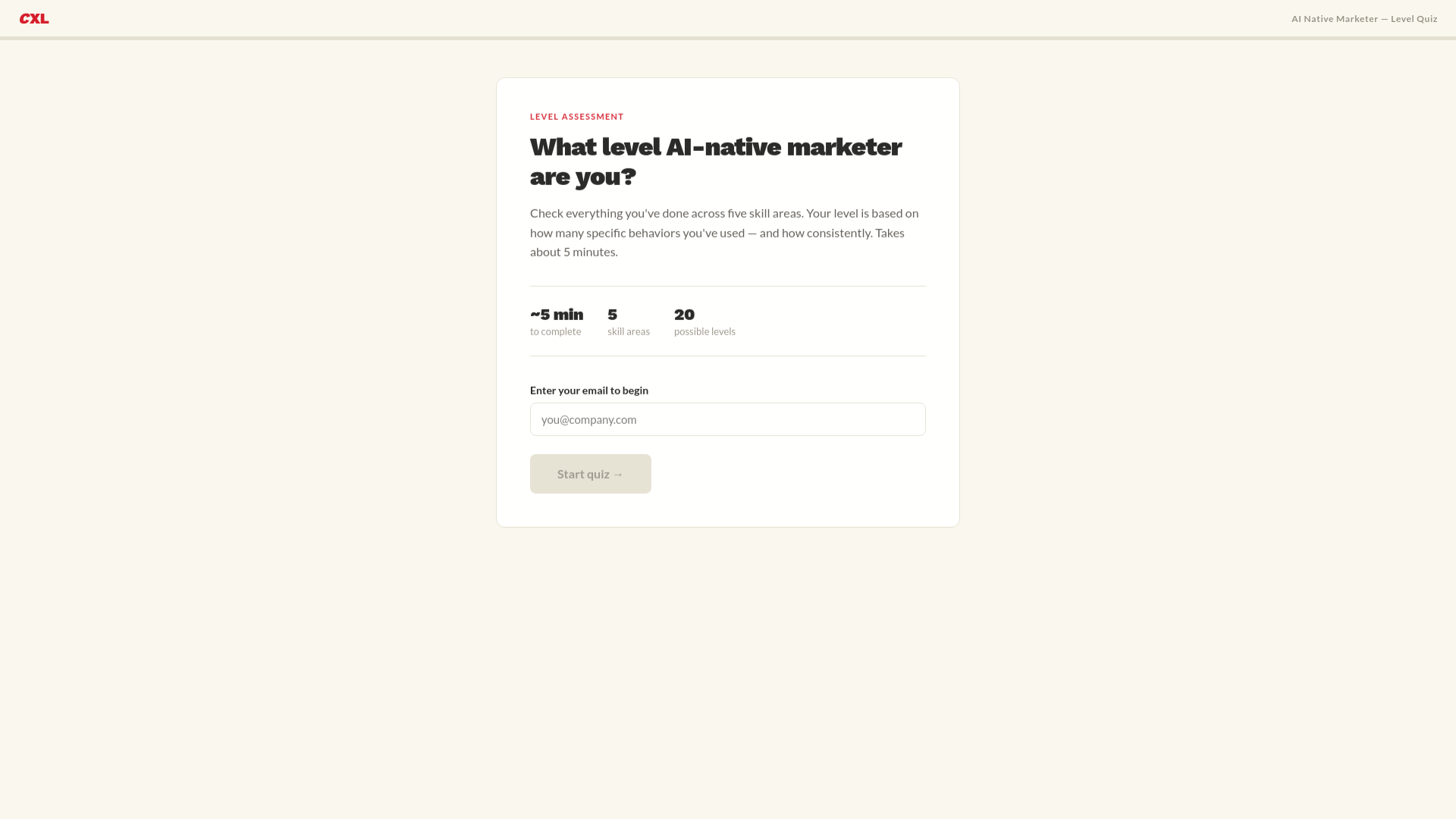How AI-native are you as a marketer? (Quiz)