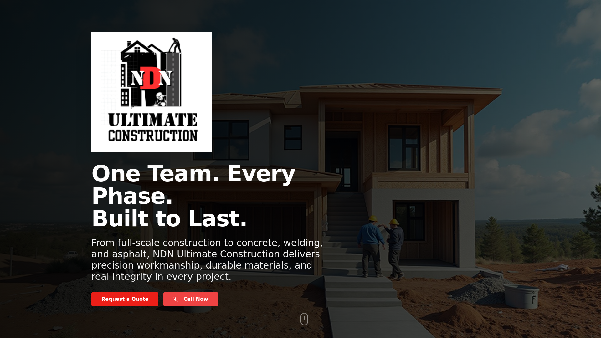 NDN Ultimate Construction | Building Strength. Paving Progress. Welding ...