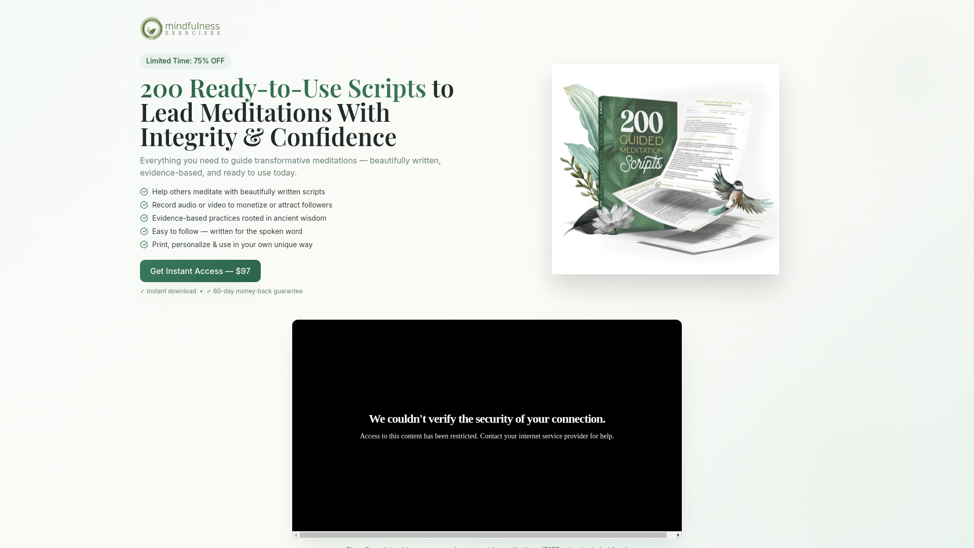200 Guided Meditation Scripts - Mindfulness Exercises