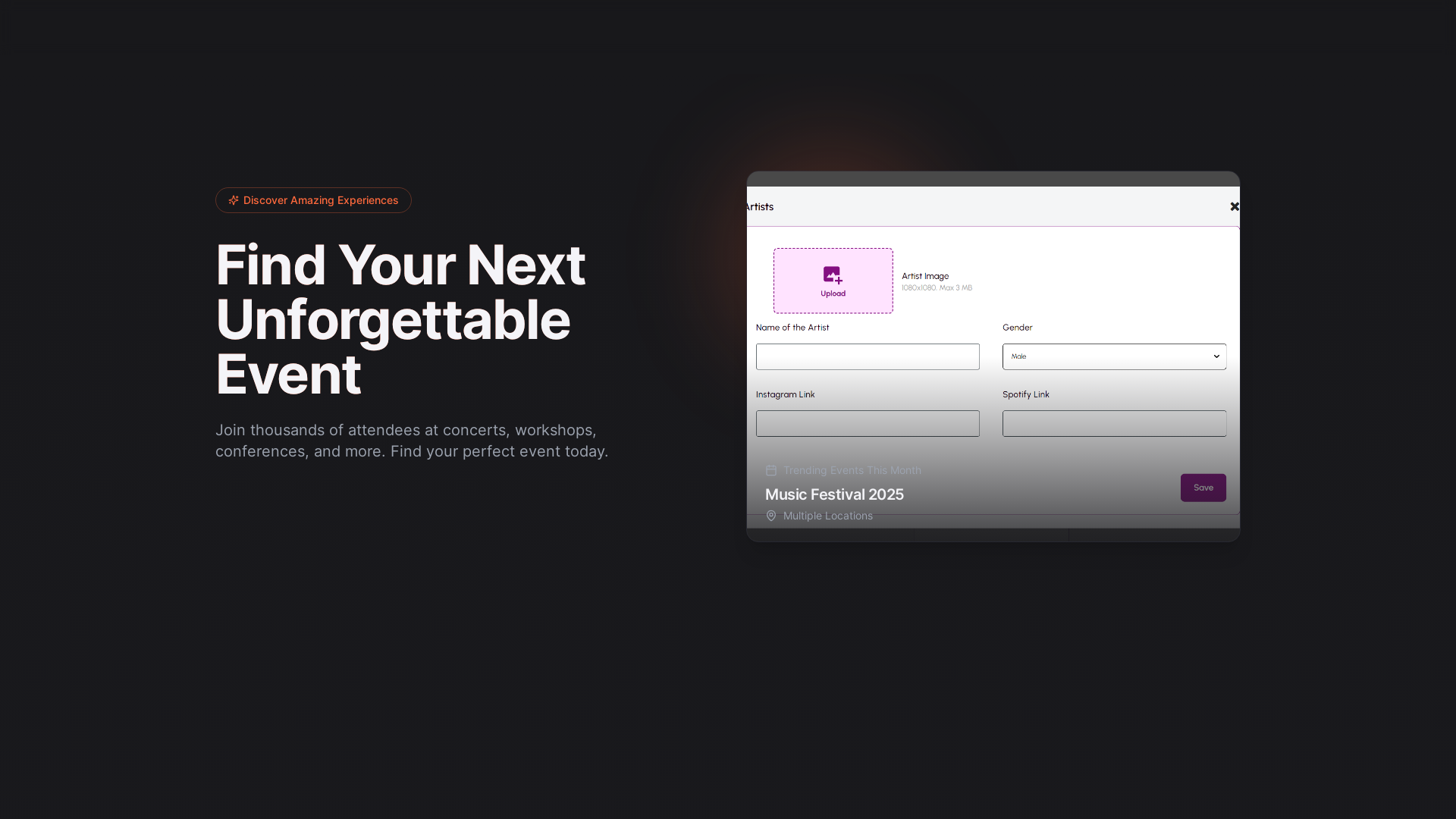Advanced Event Calendar & Scheduling App
