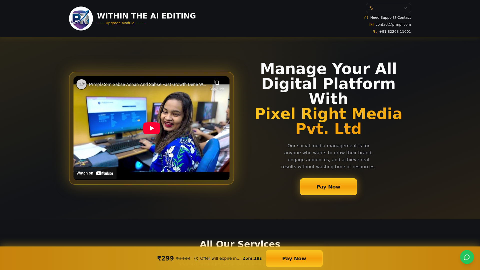 Pixel Right Media - Professional Social Media Management Services