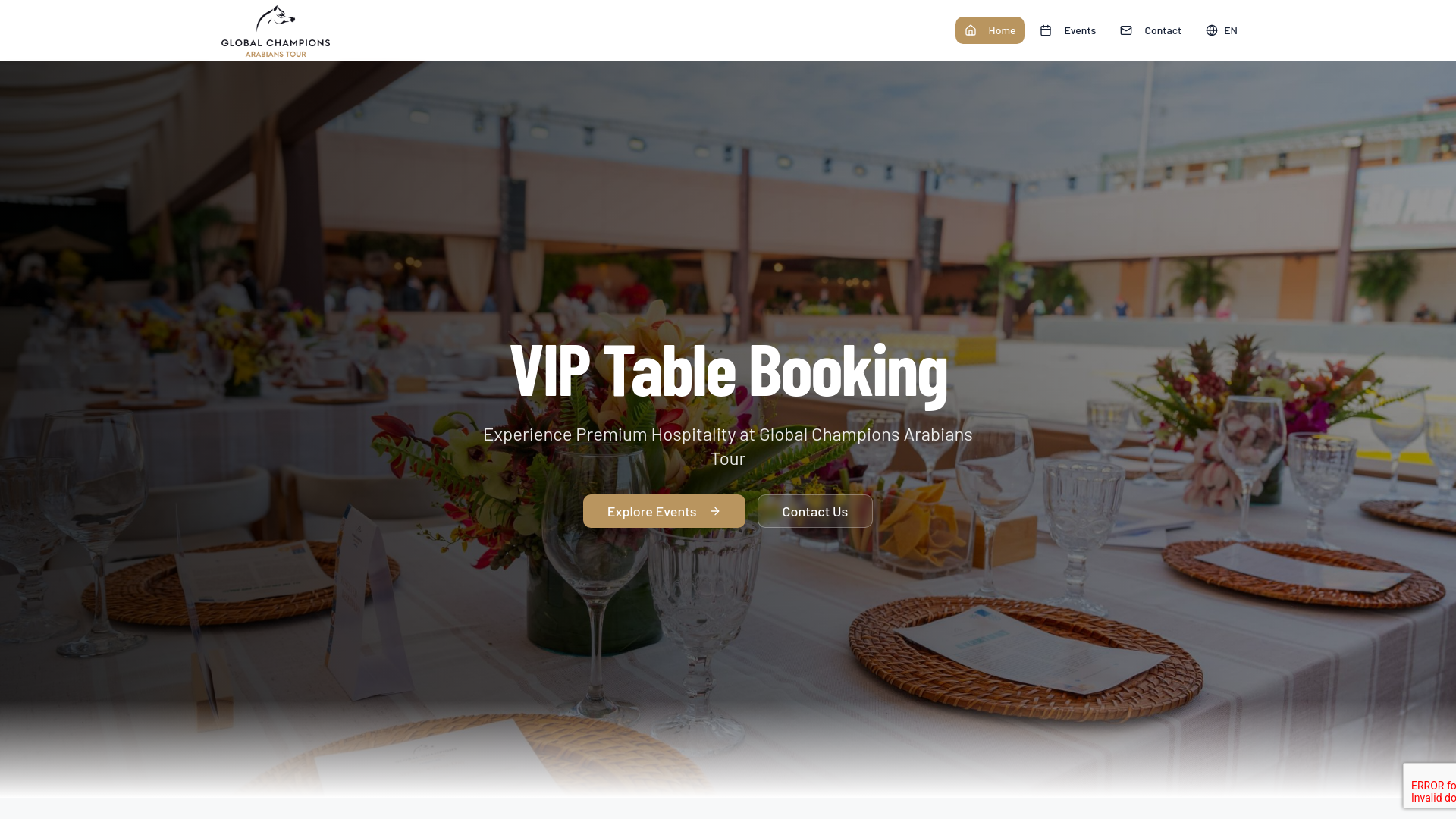 GCAT Booking - Premium VIP Table Reservations