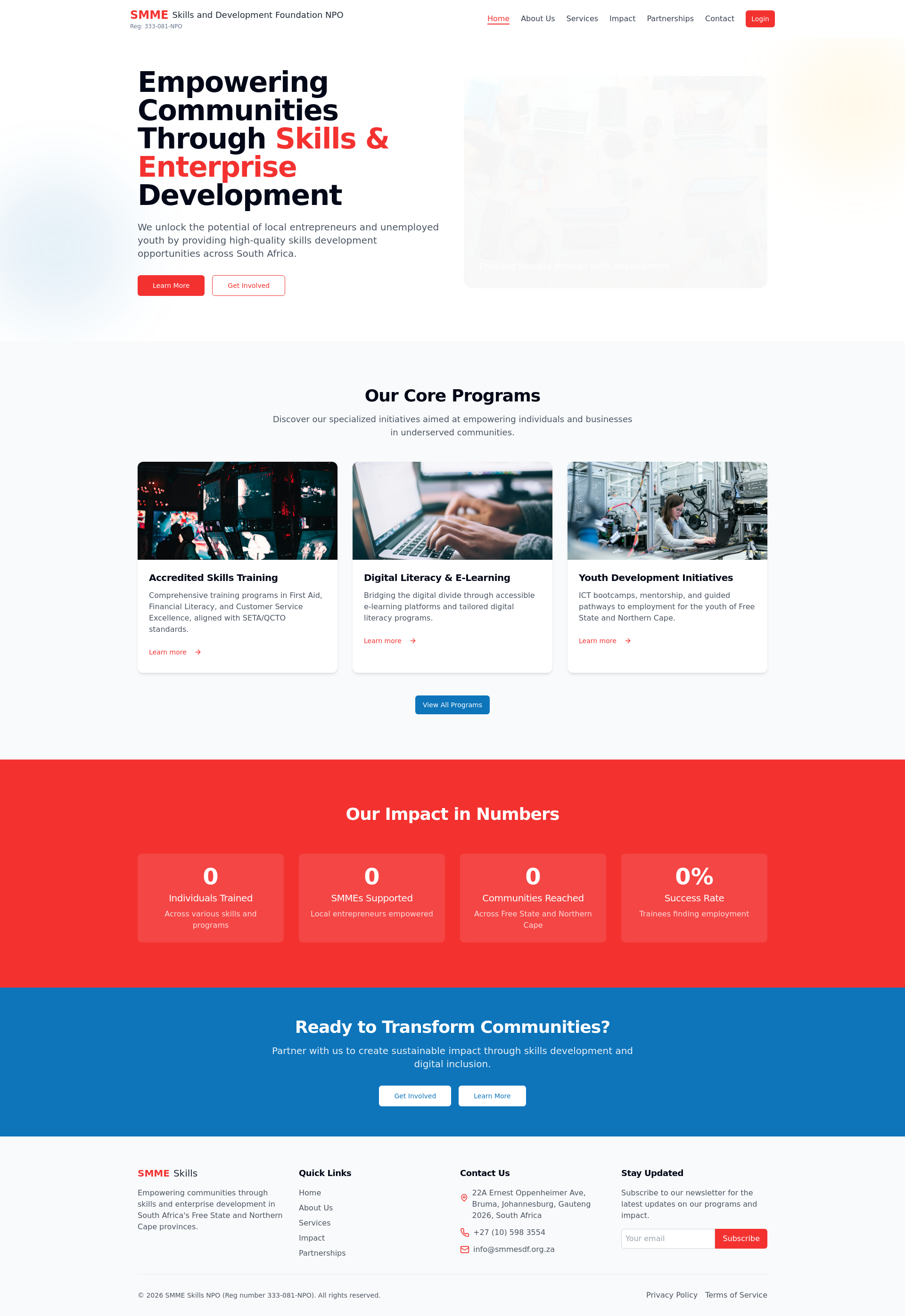 Smme Development Plan Example SMME Skills Development NPC