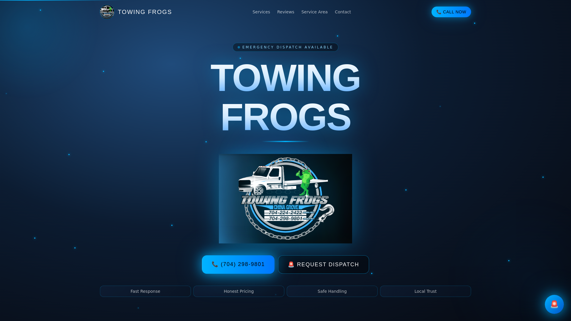 Towing Frogs logo