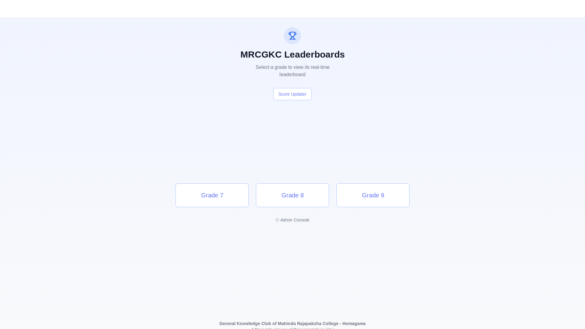 Intelligent Leaderboard & Scorekeeping Platform