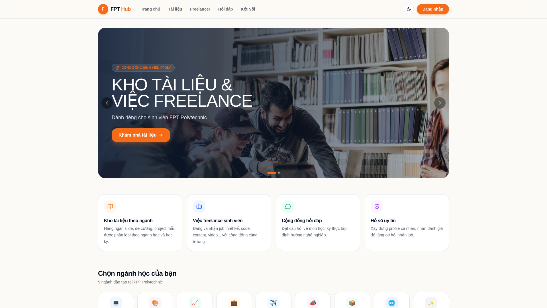 Tài liệu học tập — FPT Student Hub