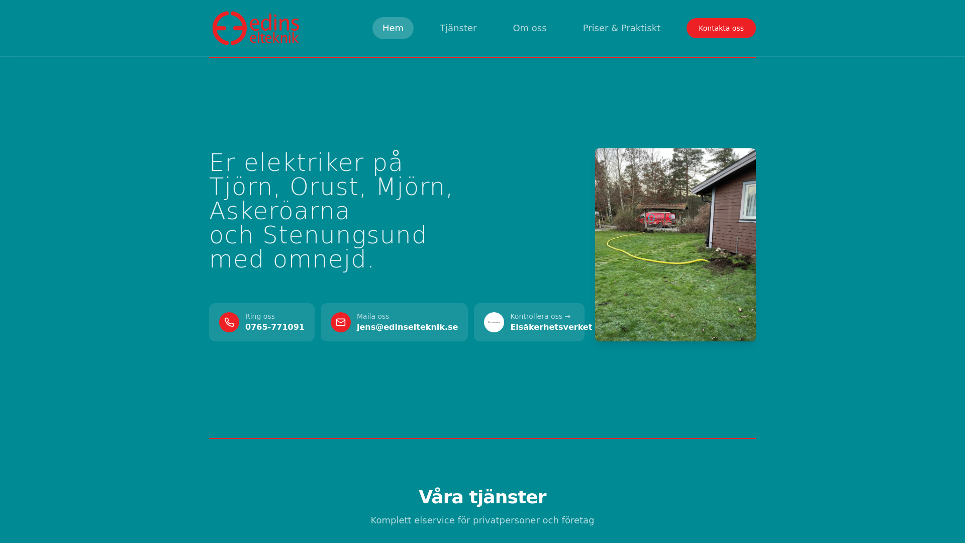 Jens Edin elteknik AB logotyp