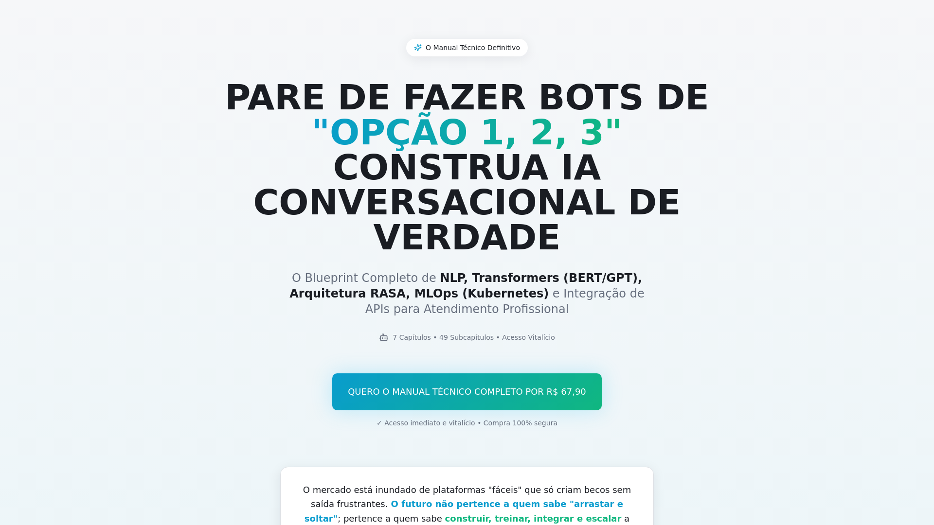 Especialização em Chatbots e IA no atendimento