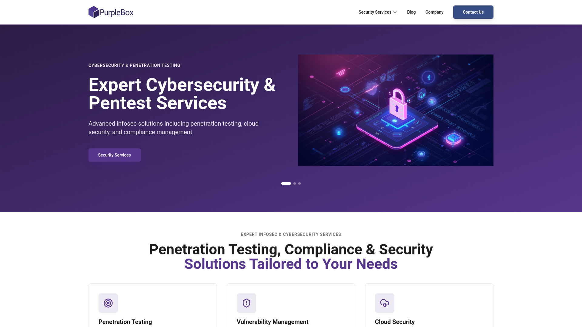 Cybersecurity & Penetration Testing Services | PurpleBox Security