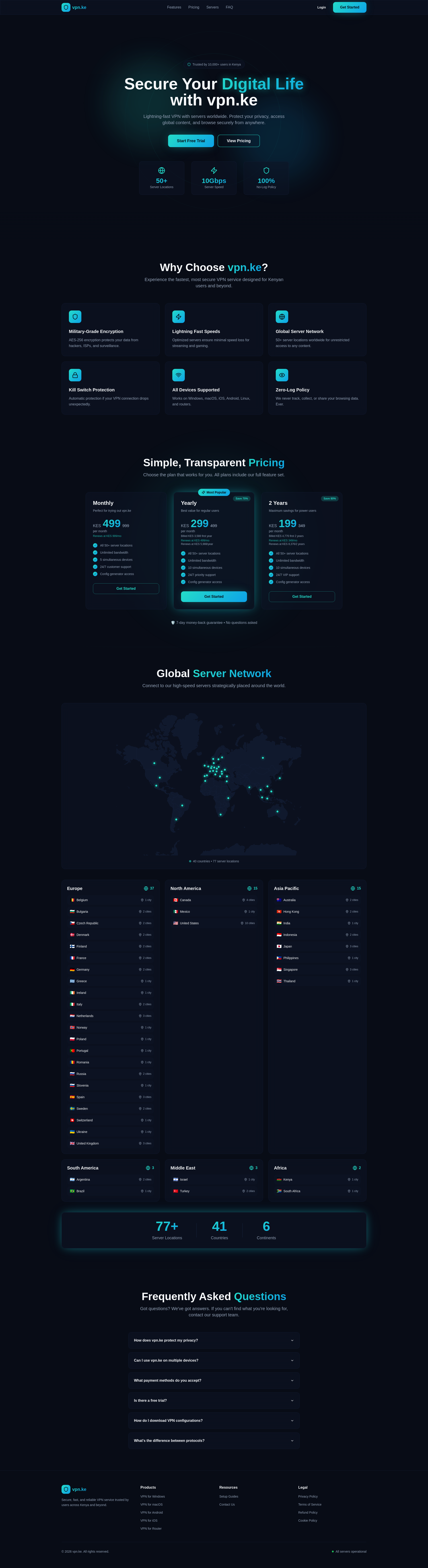 Best VPN for Kenya | Fast, Secure & Private Internet – VPN.ke