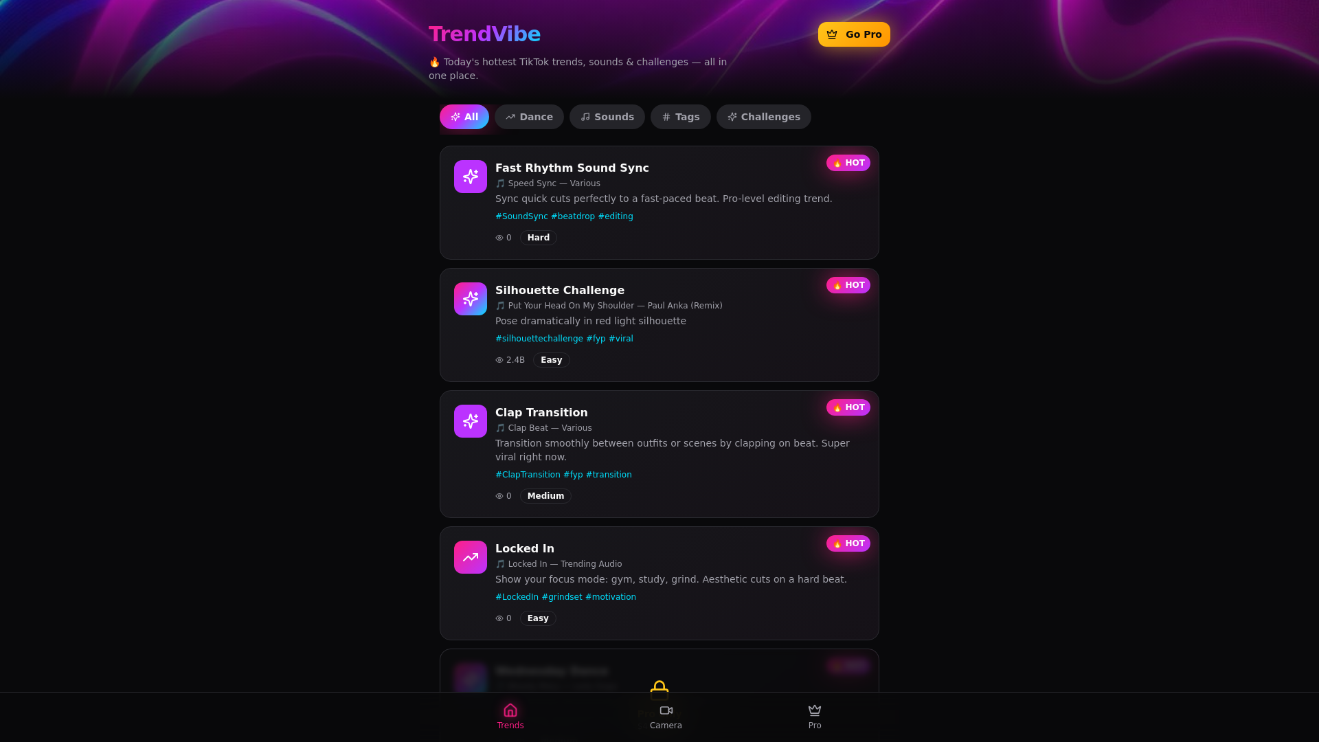 TrendVibe screenshot 1