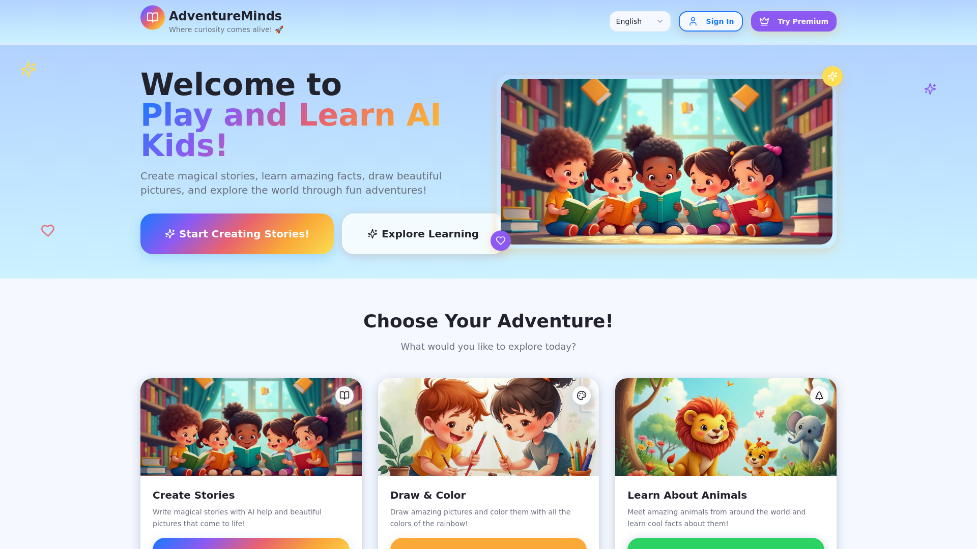 Create And Learn Play and Learn AI Kids