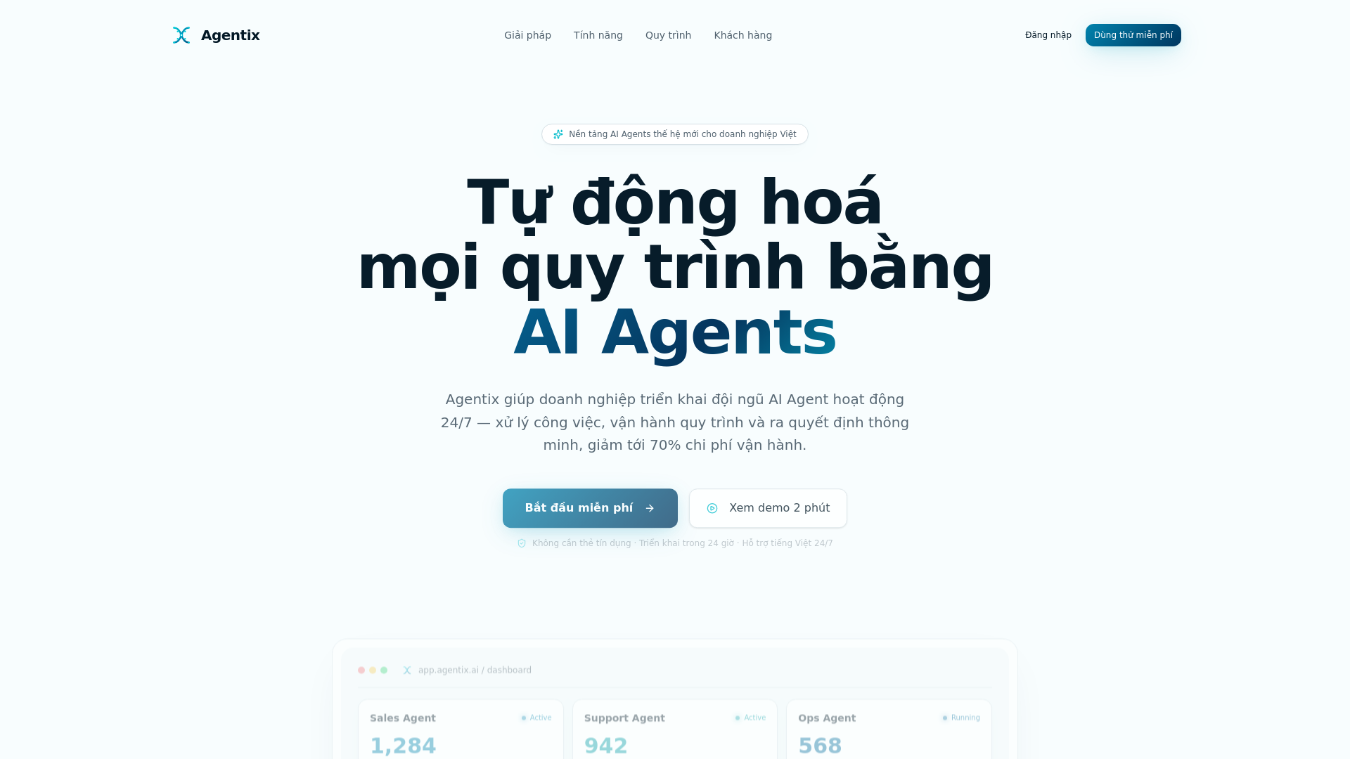 Agentix JSC — Agentic Intelligence. Infinite Solutions.
